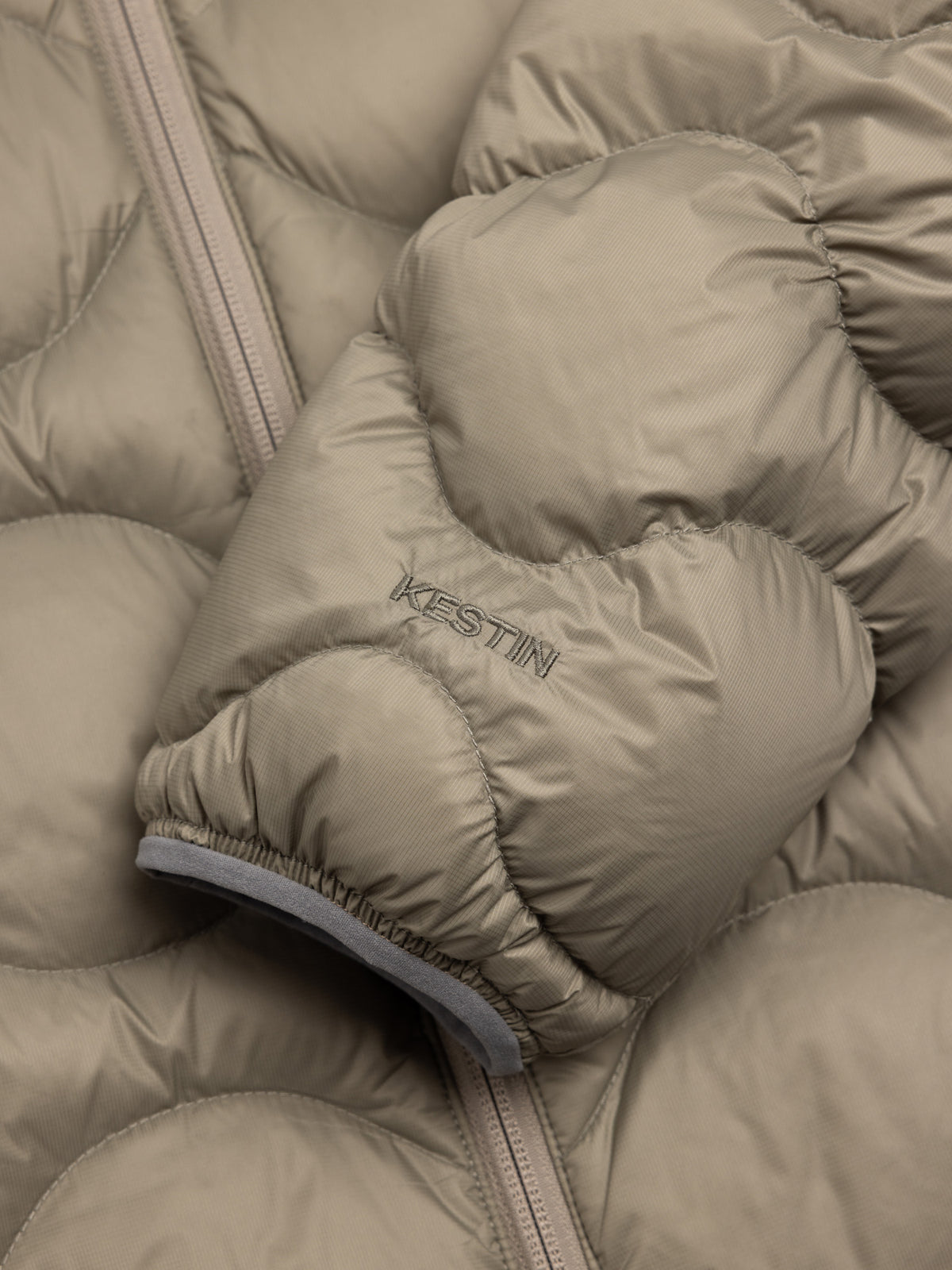 Cuillin Down Jacket in Light Olive Recycled Ripstop