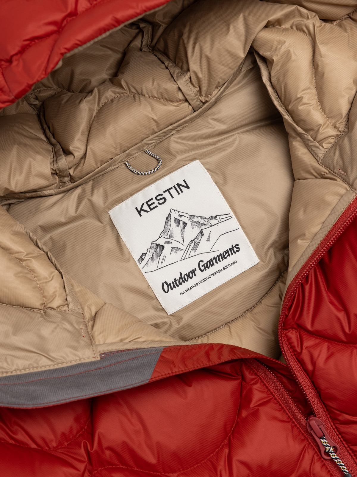 Cuillin Down Jacket in Vintage Red Recycled Ripstop
