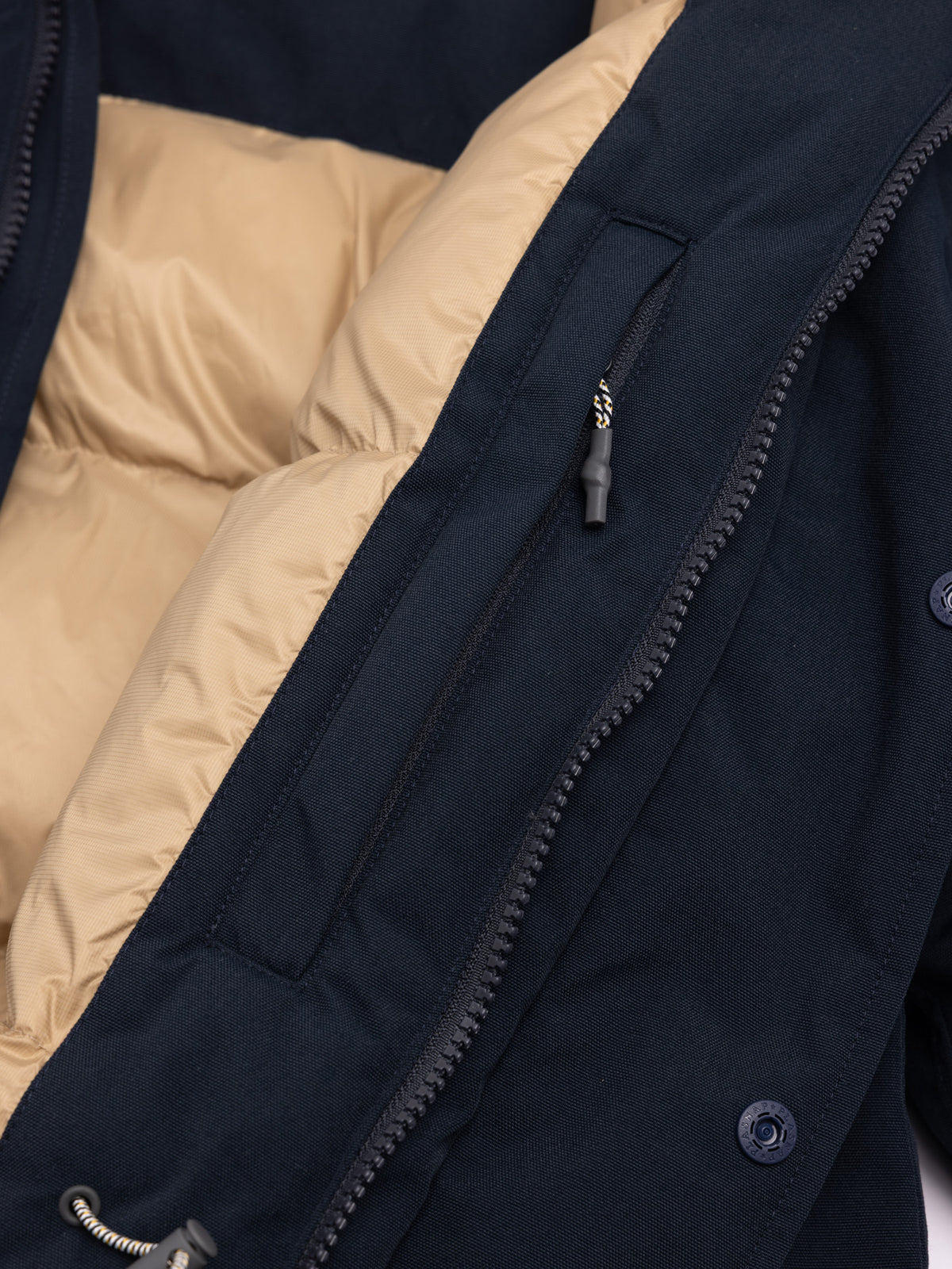 Gullane Storm Parka in Ink Navy Recycled Nylon