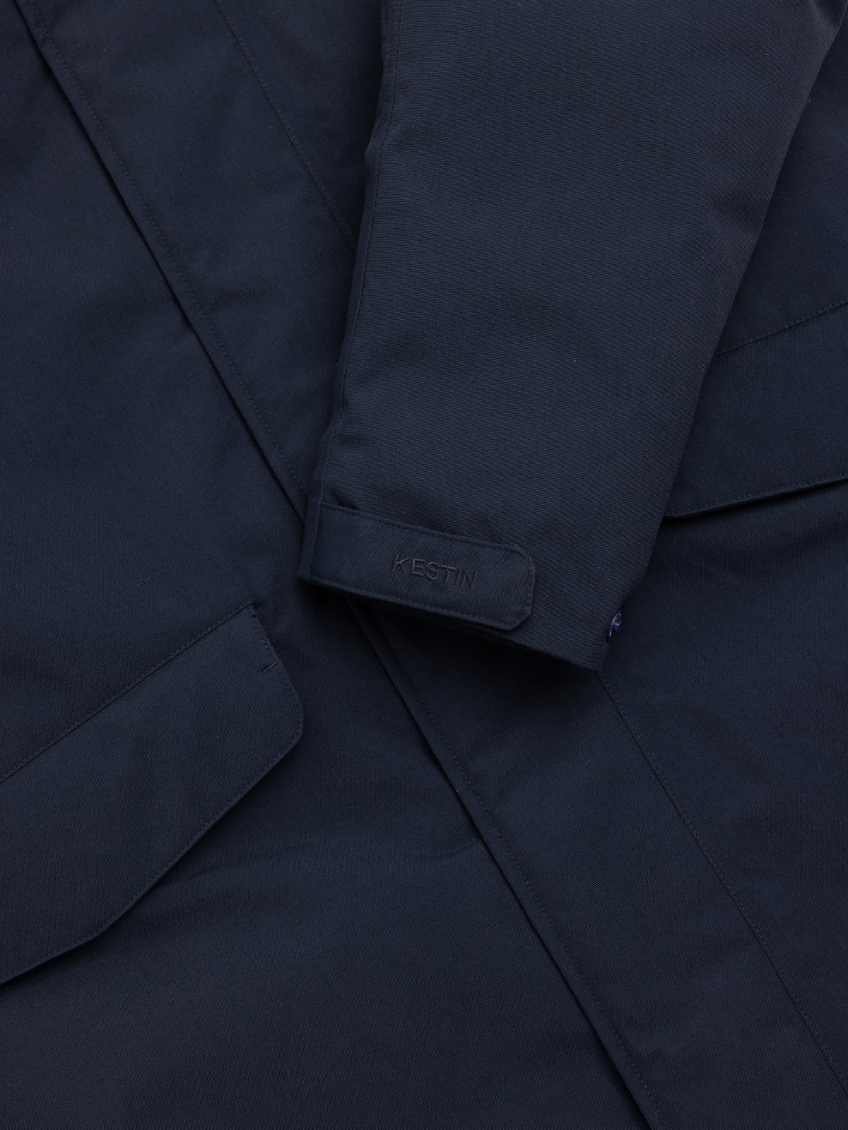 Gullane Storm Parka in Ink Navy Recycled Nylon