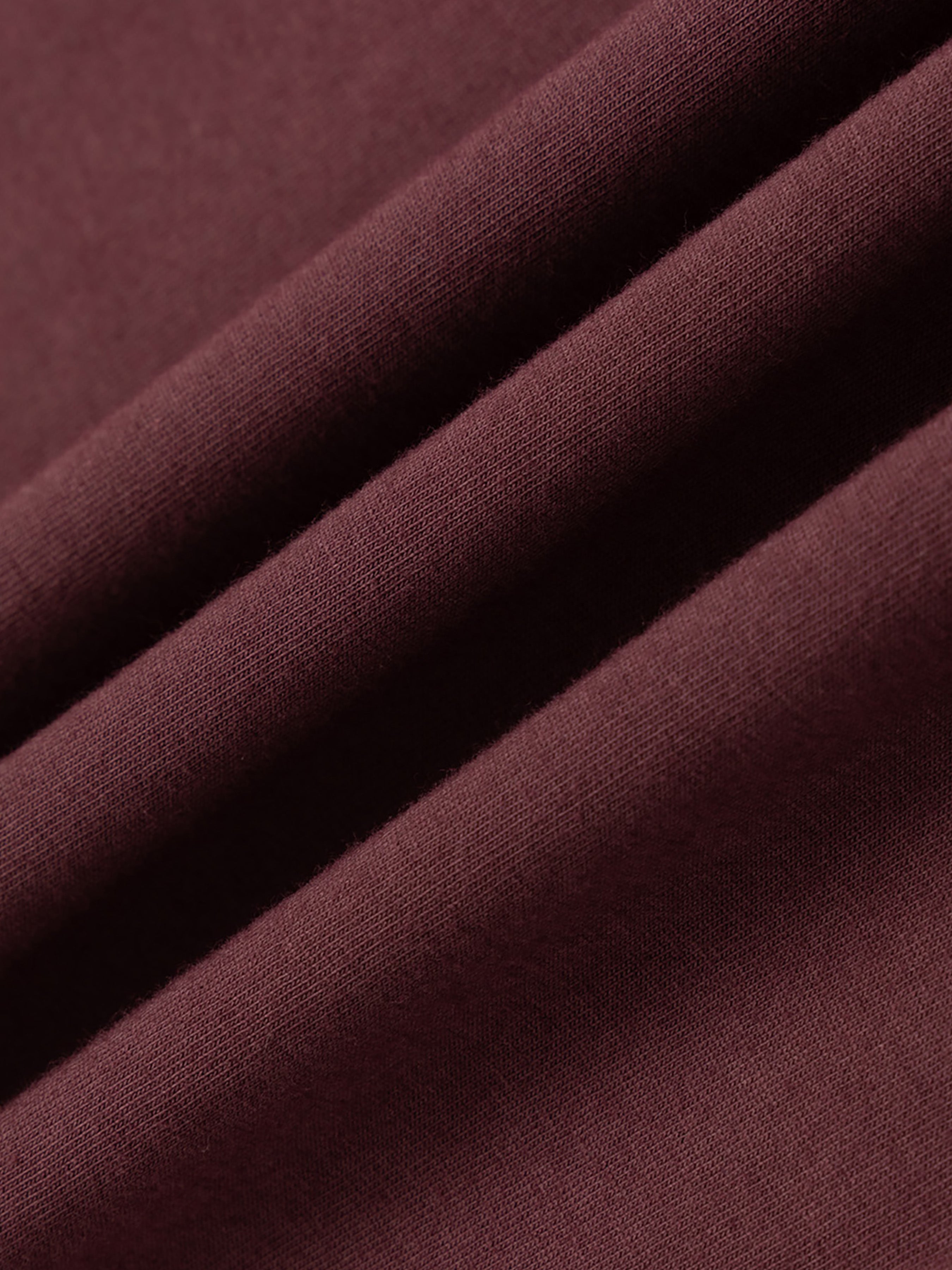 Drem Classic T-Shirt in Plum Cotton Jersey