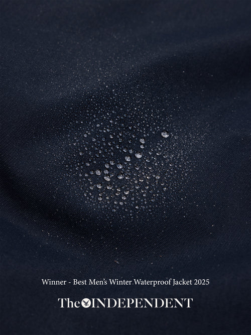 Gullane Storm Parka in Ink Navy Recycled Nylon