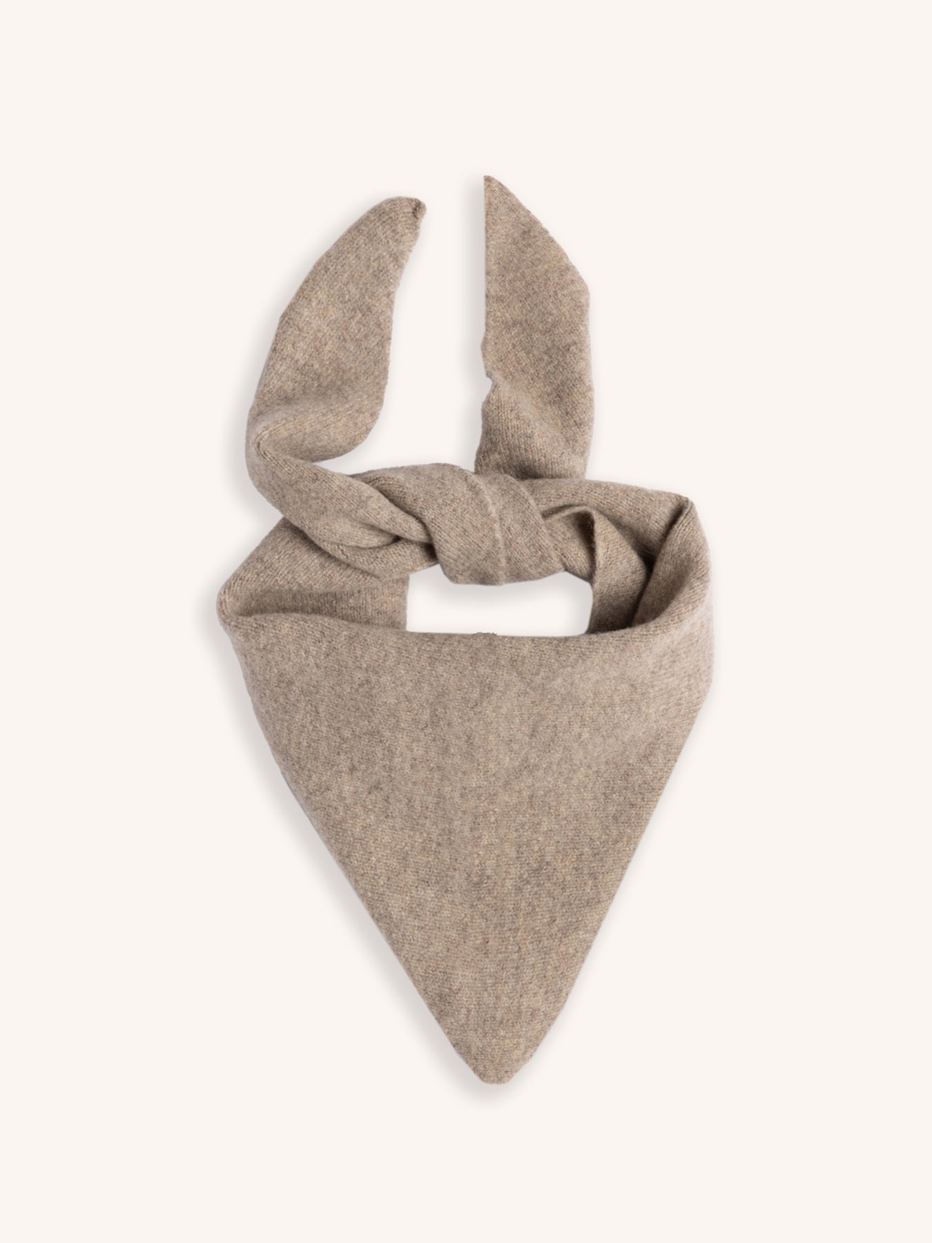 Alva Bandana in Mushroom Pure Wool