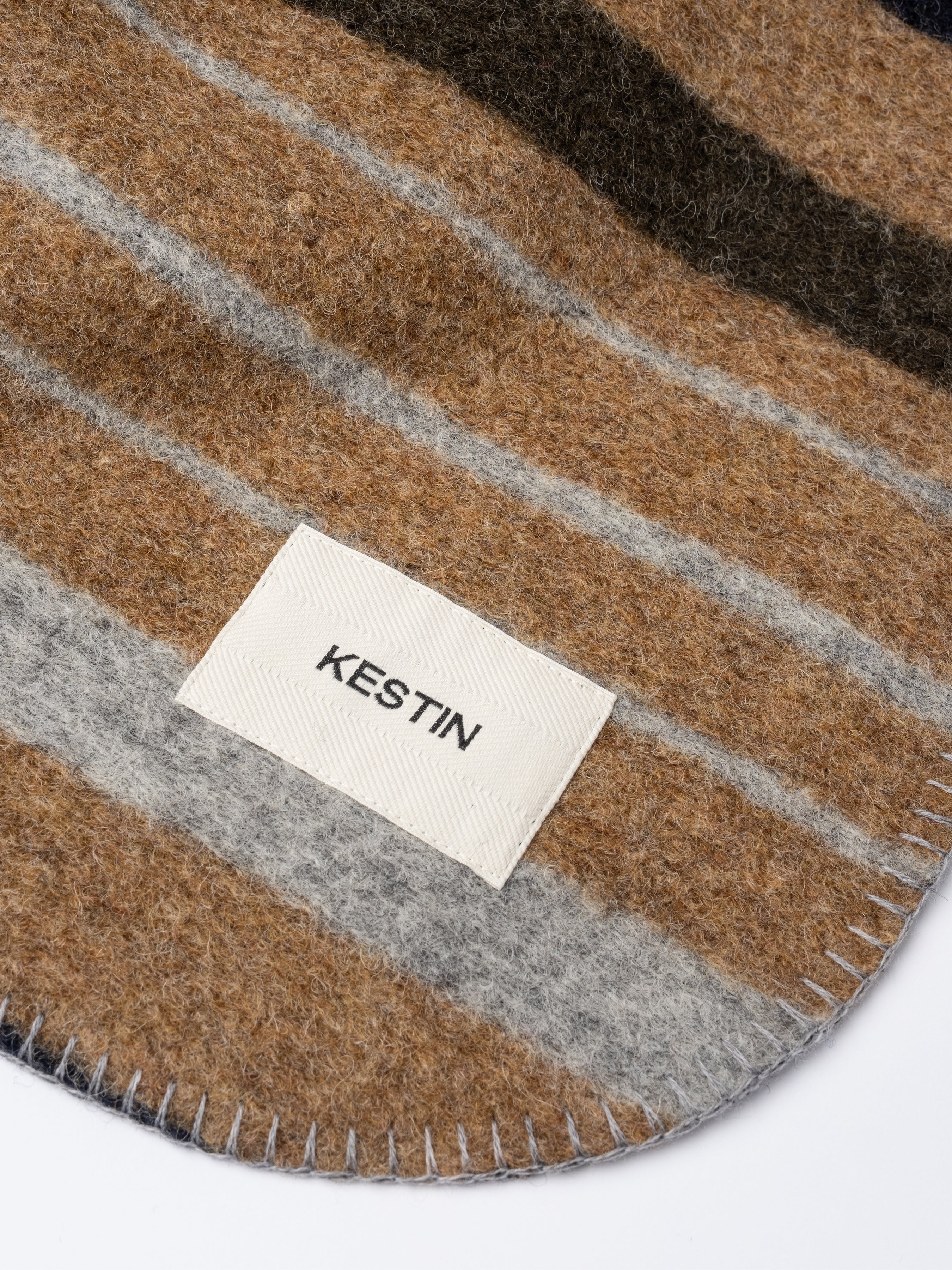 Blanket in Stripe Italian Wool