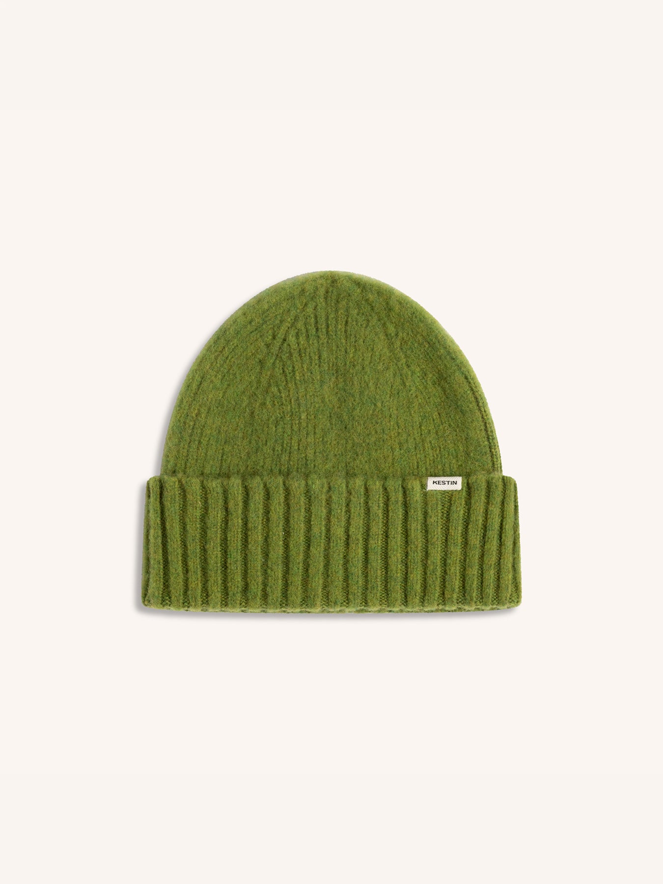 Balloch Beanie in Apple Brushed Lambswool