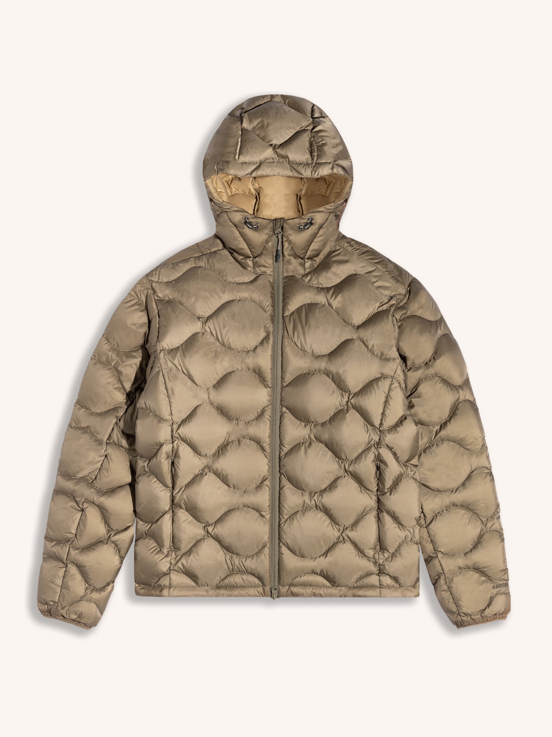 KESTIN Cuillin Down Jacket in Light Olive Recycled Ripstop – Kestin
