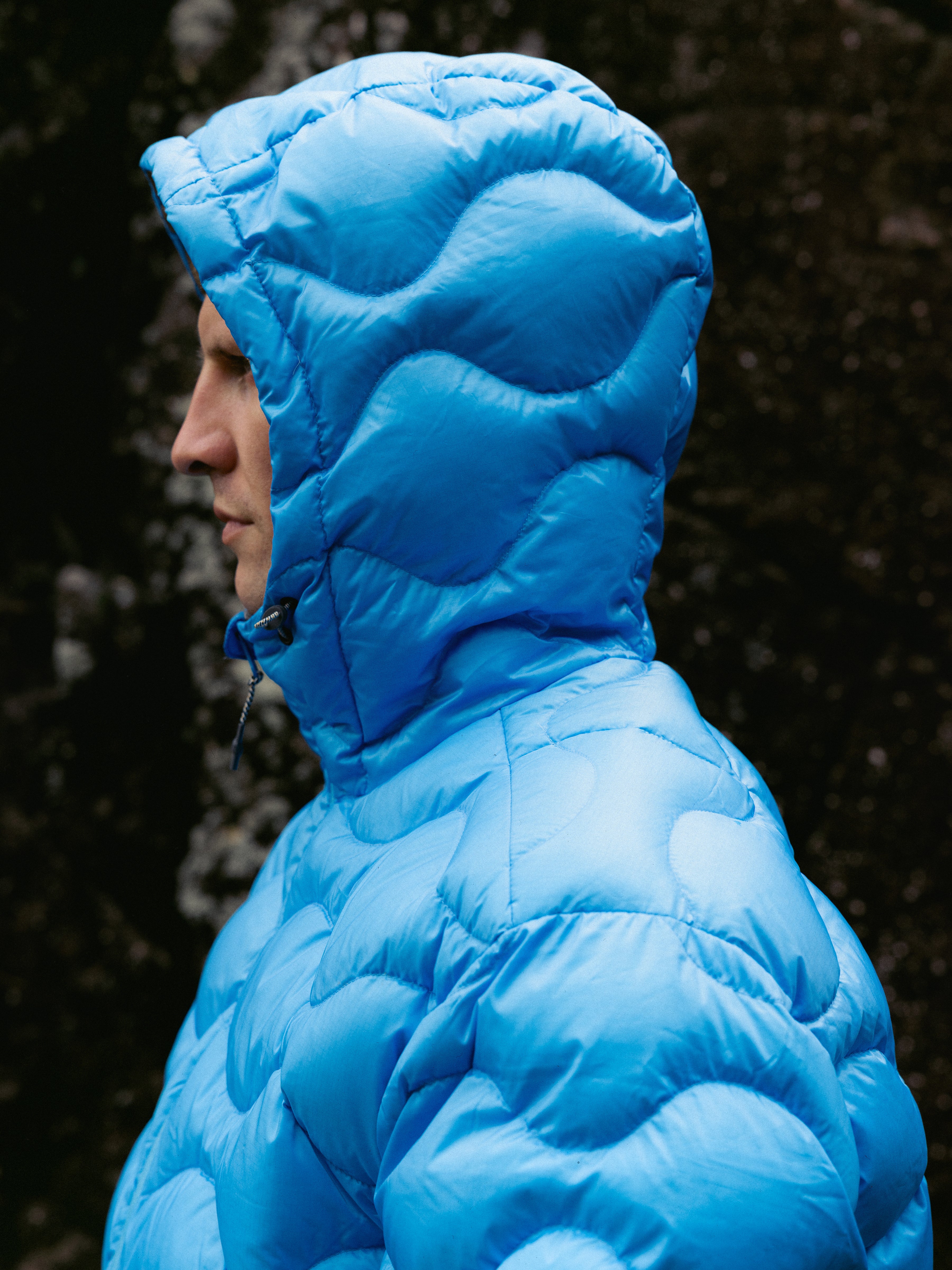 Cuillin Down Jacket in Sky Blue Recycled Ripstop