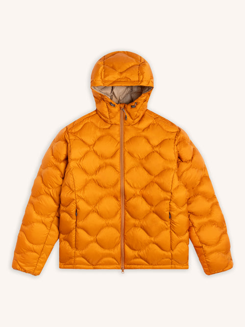 Cuillin Down Jacket in Orange Recycled Ripstop