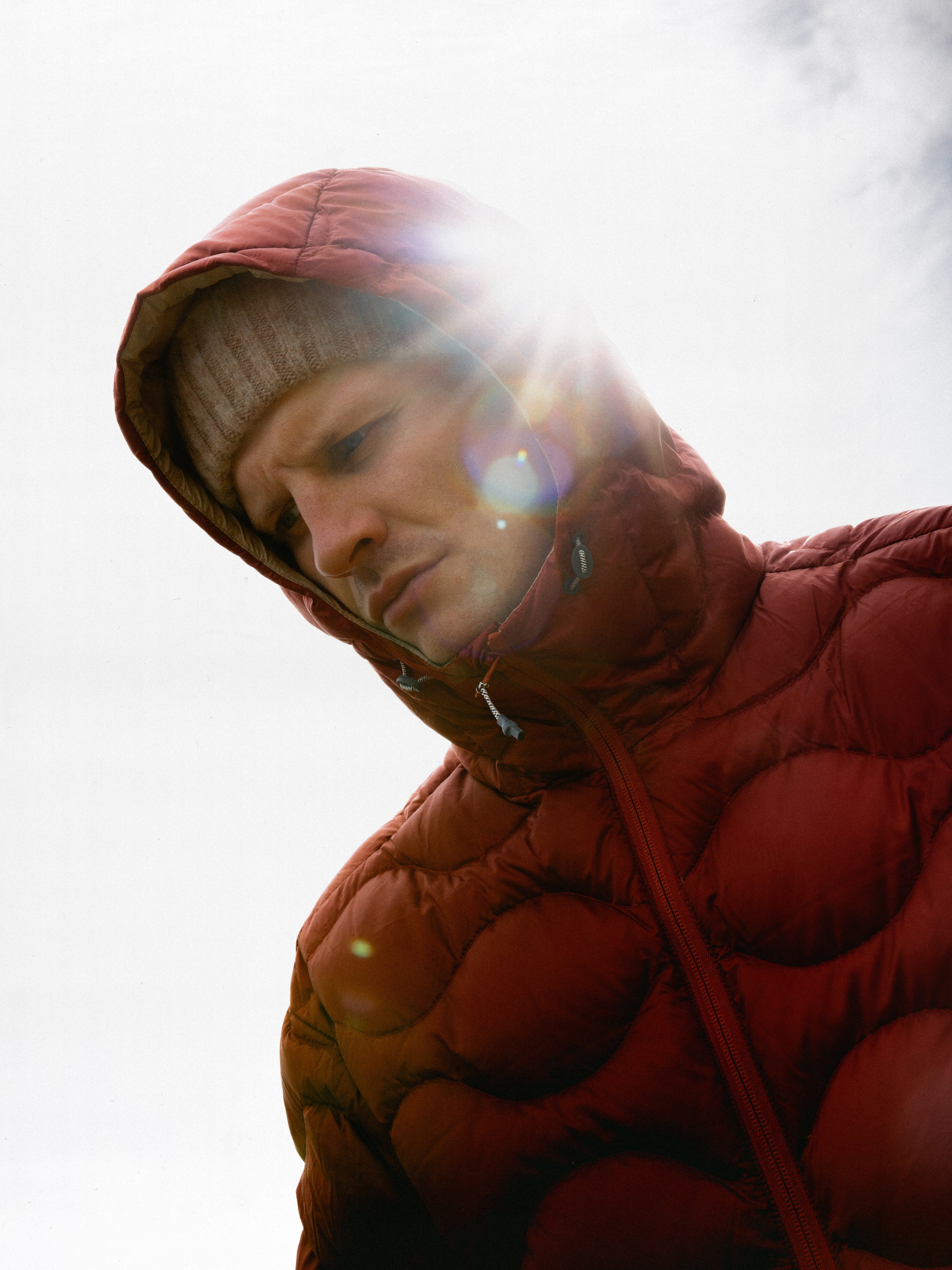 Cuillin Down Jacket in Vintage Red Recycled Ripstop