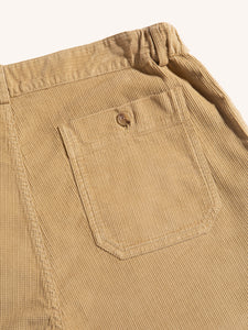The rear pocket of the Huntly Pants by designer menswear brand KESTIN.