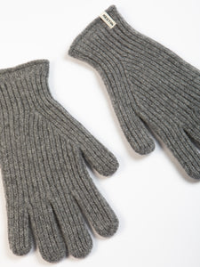 A pair of gloves from Scottish menswear brand KESTIN, made from brushed lambswool.