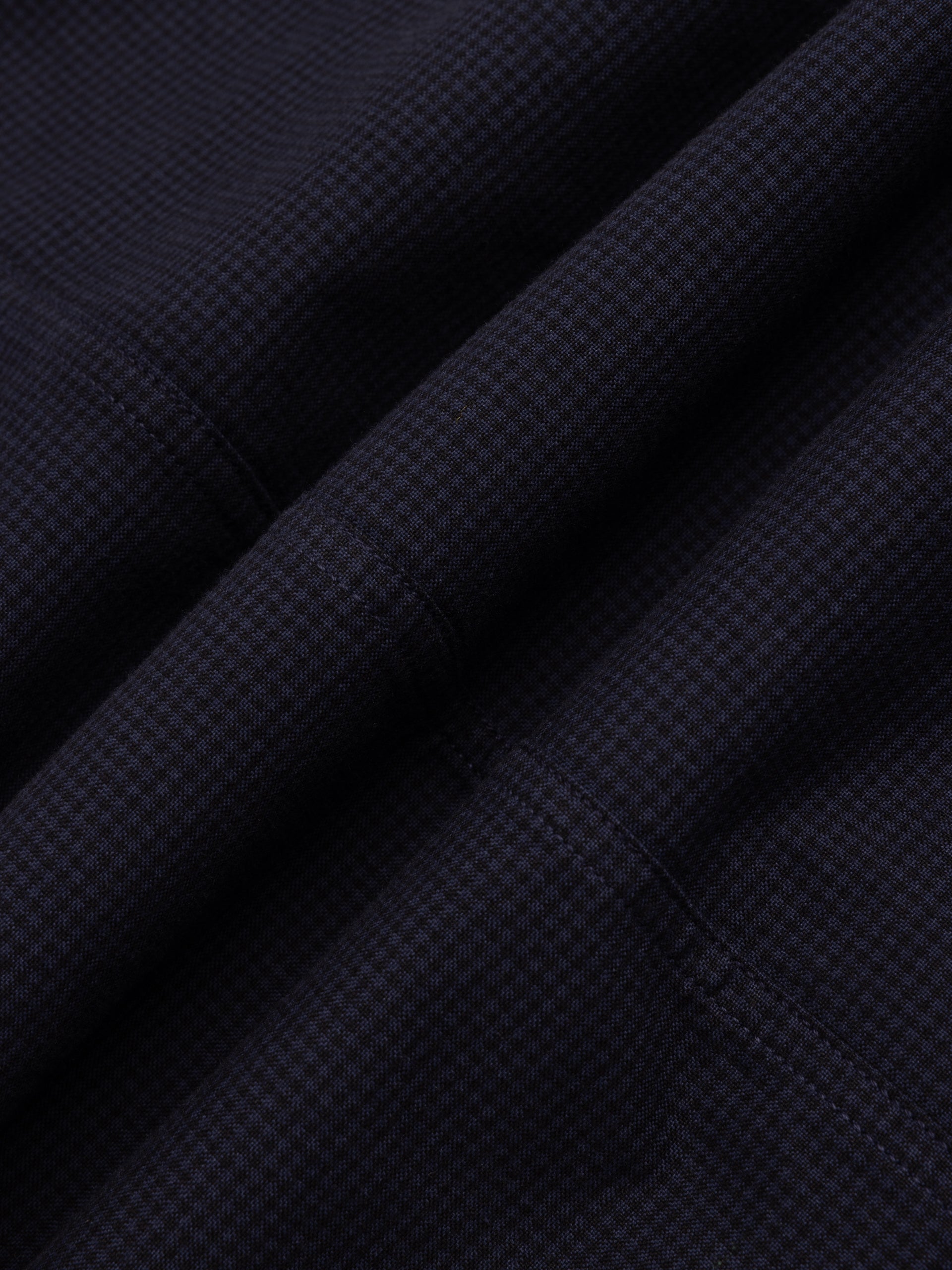 Stac Blazer in Navy Check Organic Cotton