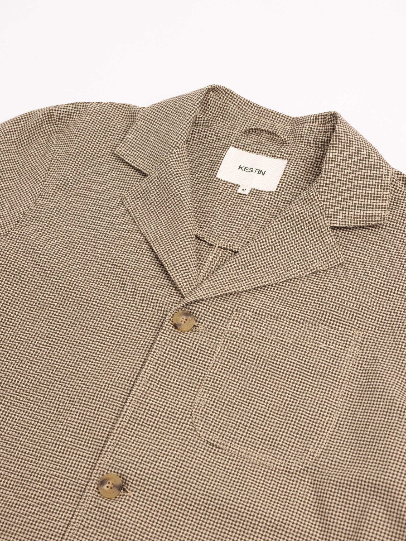 Stac Blazer in Olive Check Organic Cotton