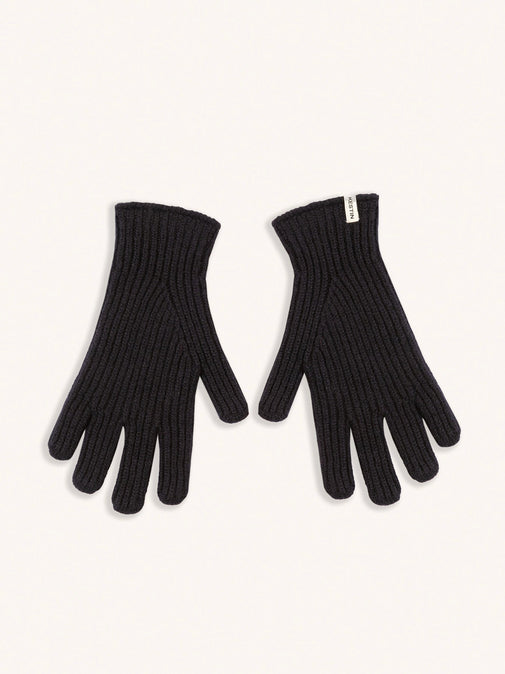 Braemar Gloves in Navy Lambswool