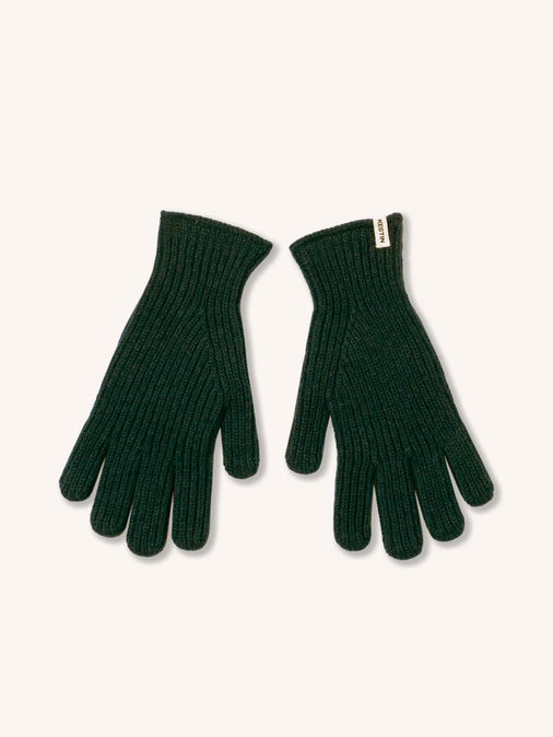 Braemar Gloves in Pine Lambswool