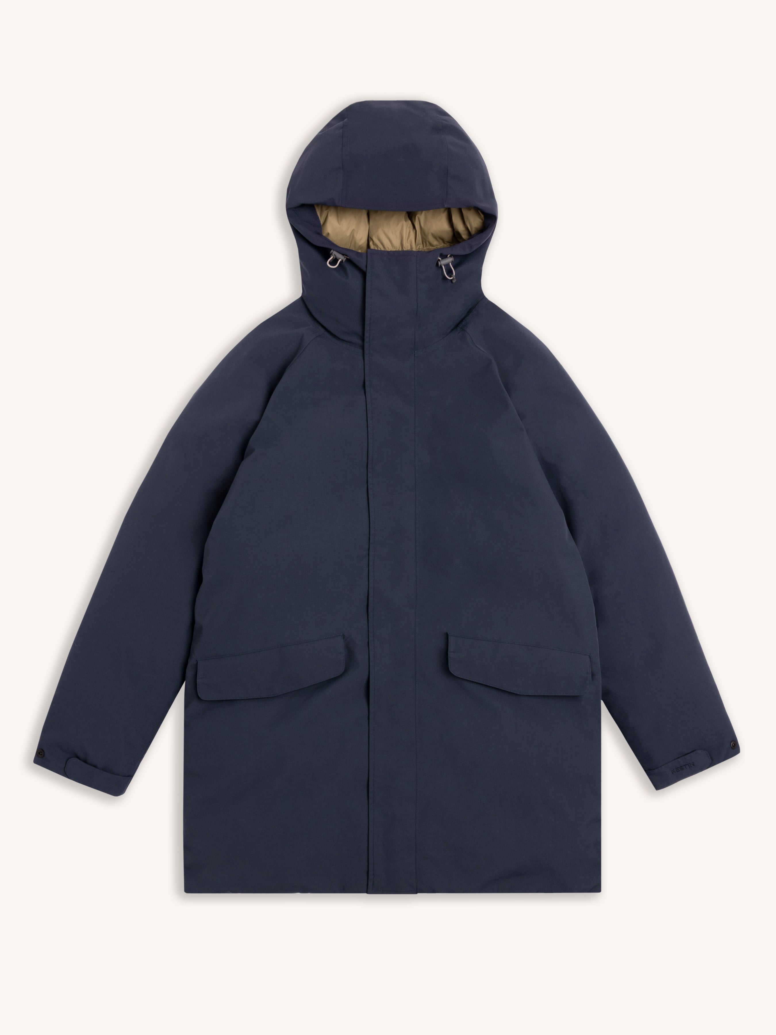 Gullane Storm Parka in Dark Navy Recycled Nylon