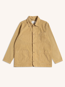 A men's chore coat from KESTIN, made from a comfortable waffle corduroy.