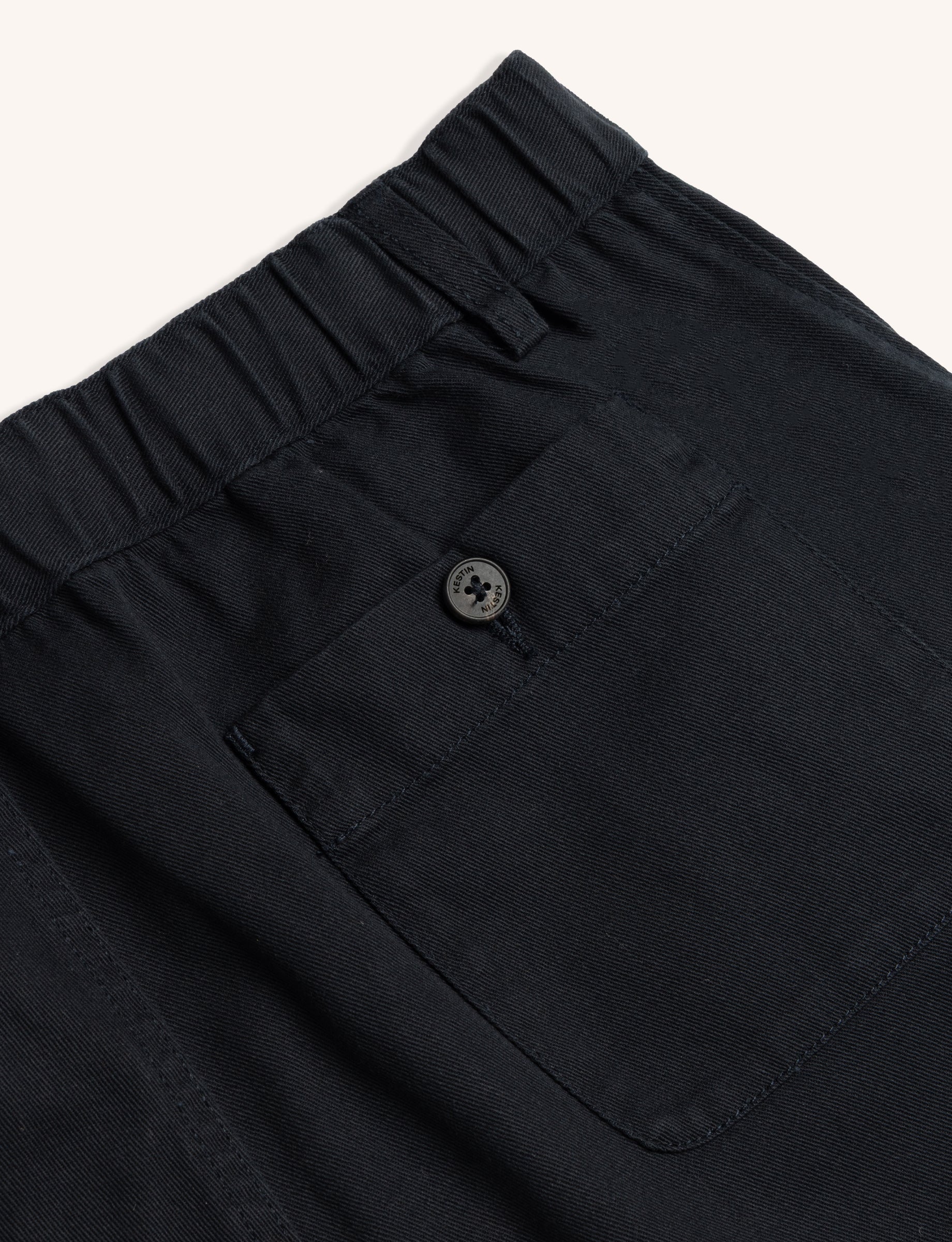 Inverness Short in Navy Cotton Twill