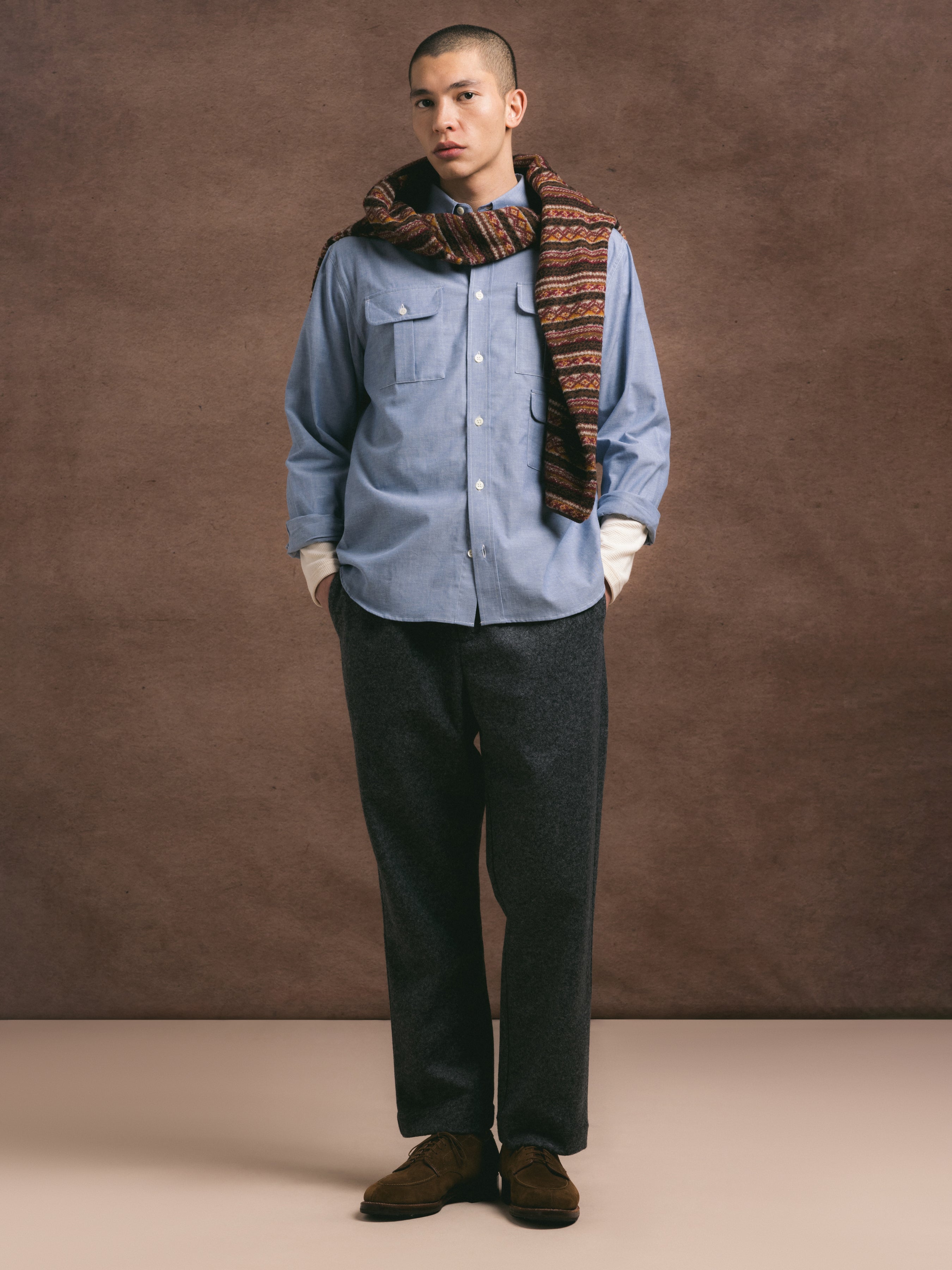 Kinnaird Shirt in Lightweight Chambray