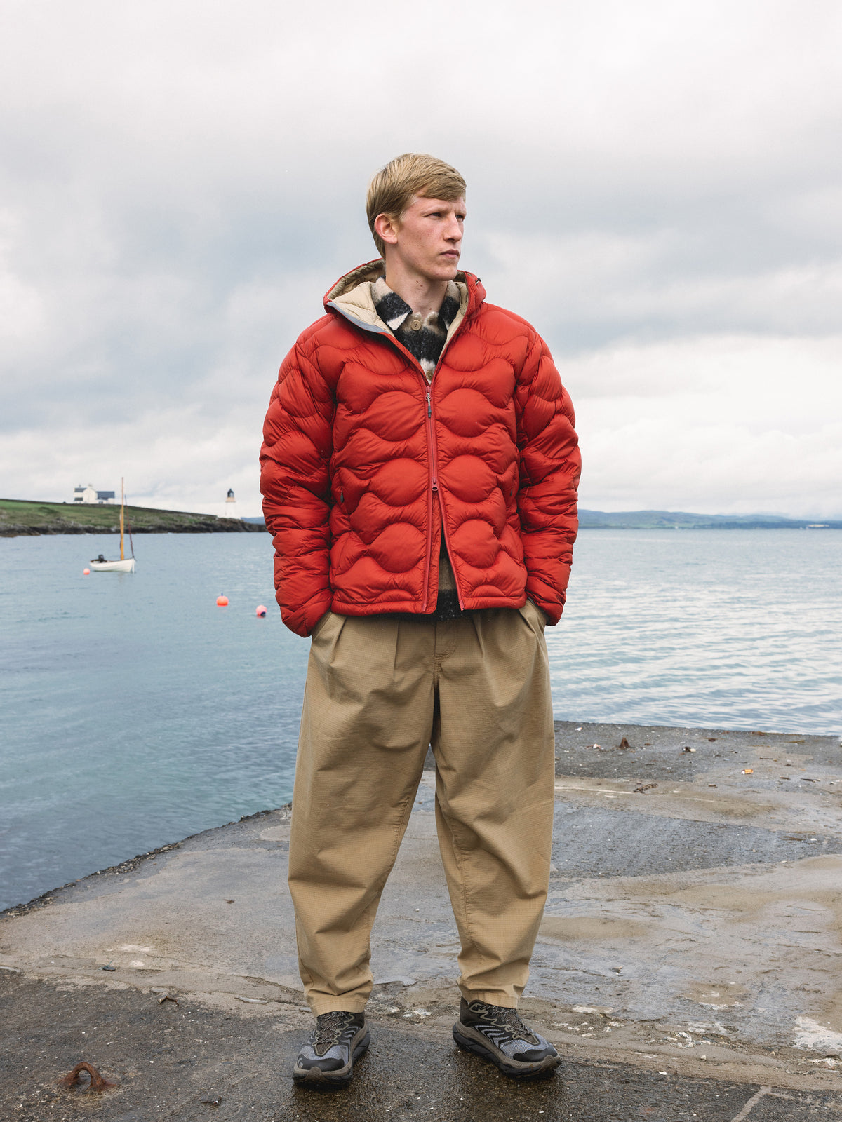 Cuillin Down Jacket in Vintage Red Recycled Ripstop
