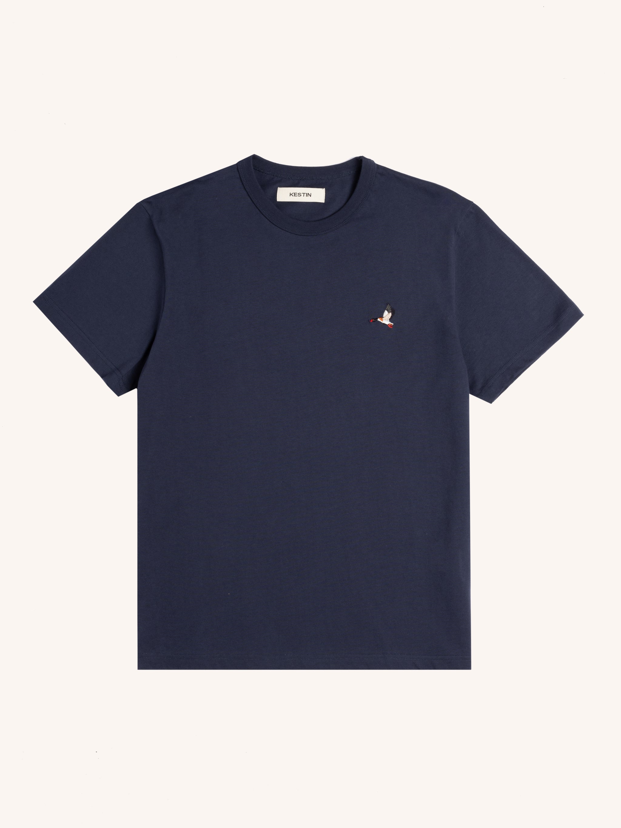 Cargill Tee in Dark Navy Duck Embroidery