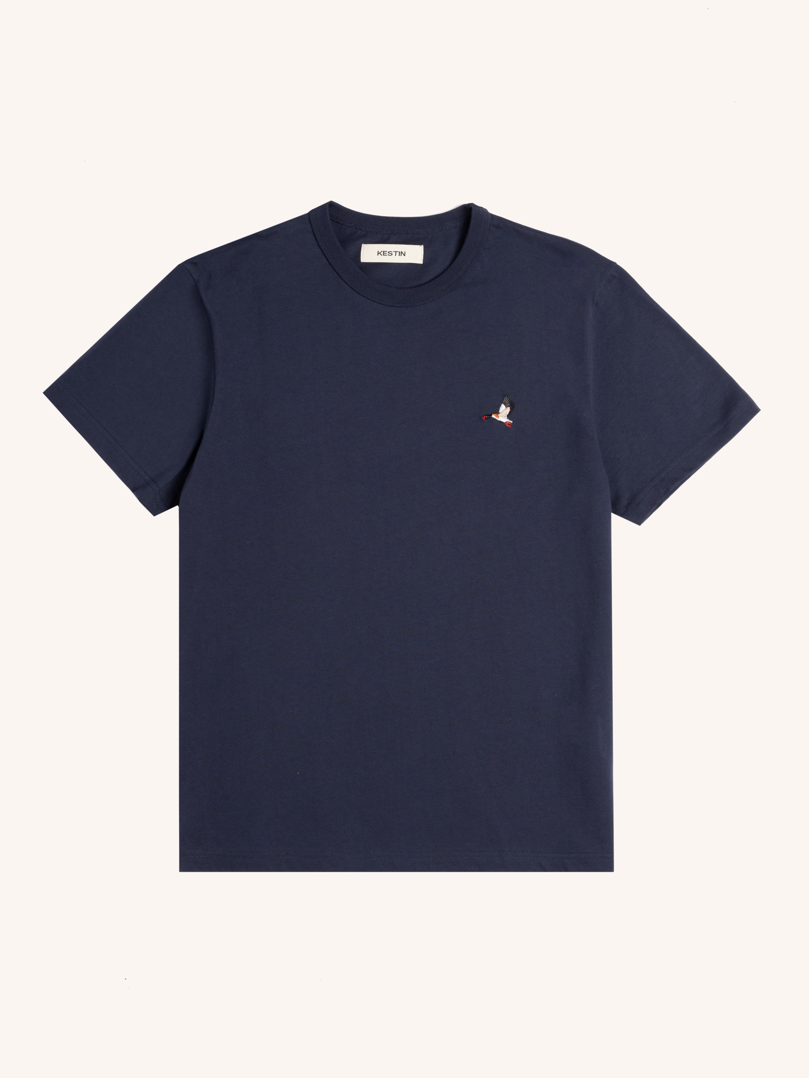 Cargill Tee in Dark Navy Duck Embroidery