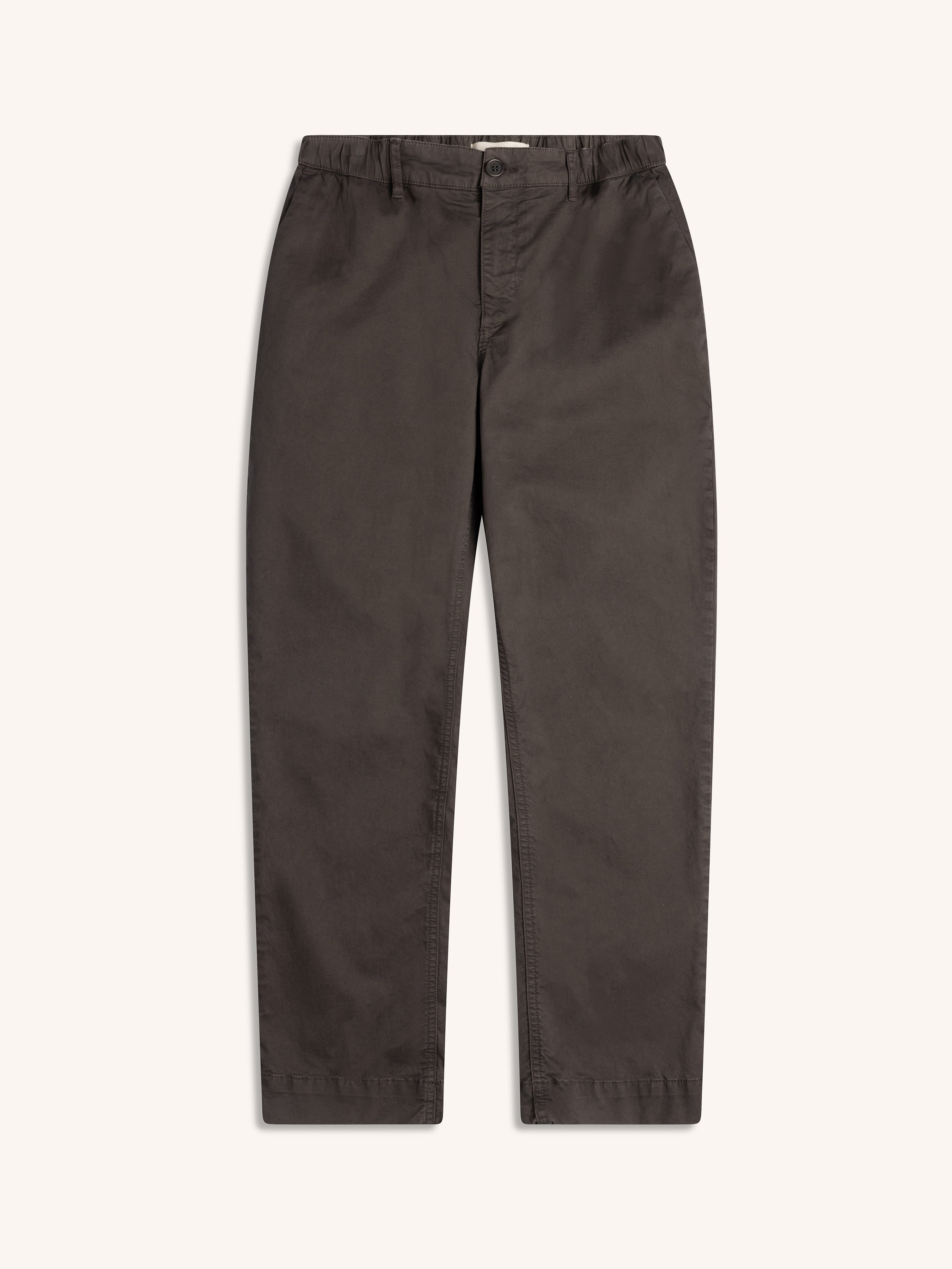 Inverness Trouser in Charcoal Cotton Twill