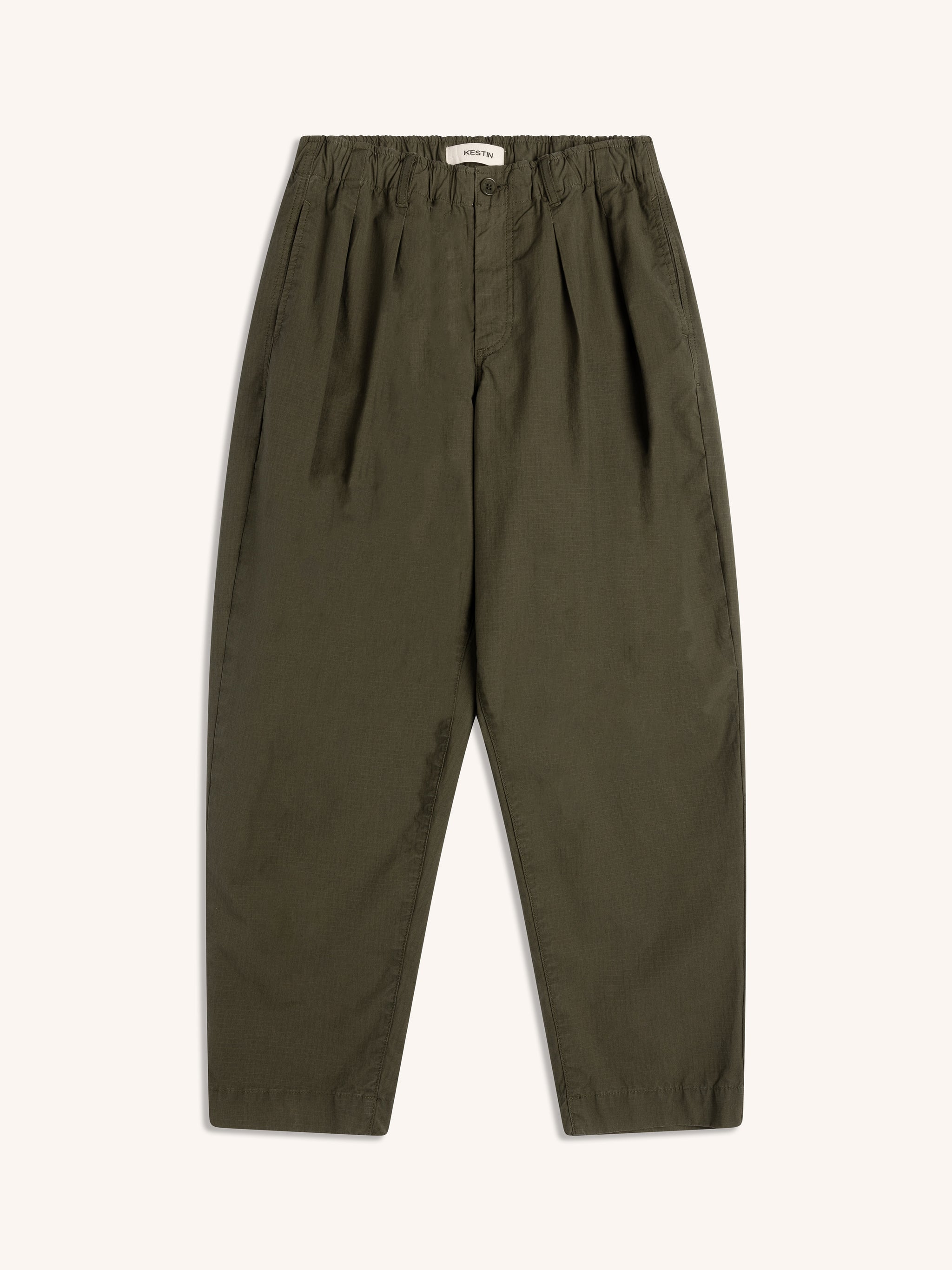 Clyde Pant in Dark Olive Cotton Ripstop