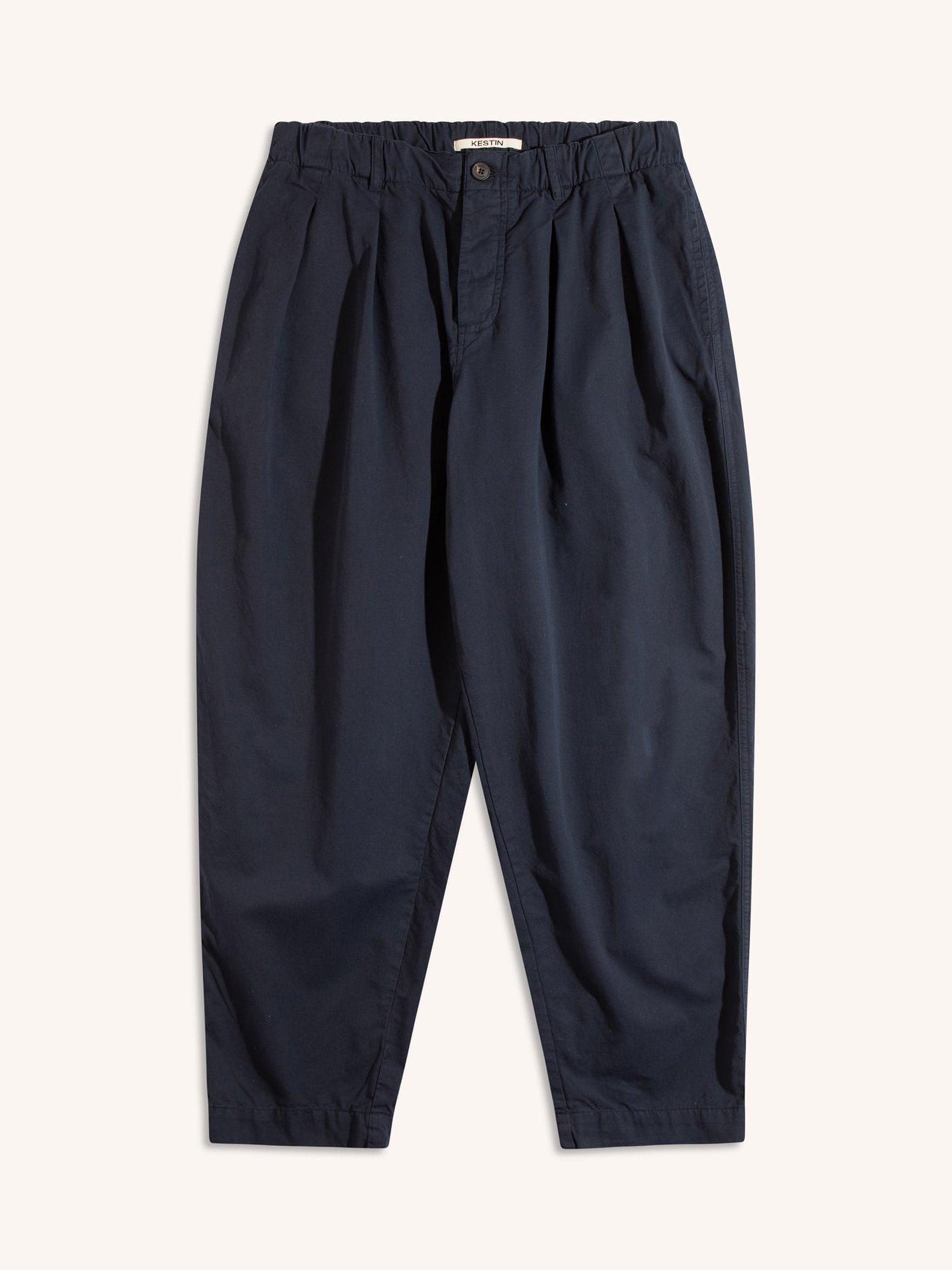 Clyde Pant in Navy Cotton Twill