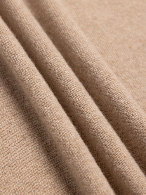 Teviot Crew Neck in Oat Merino Wool & Cashmere