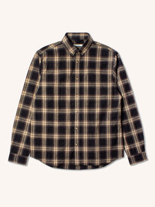 A long sleeve flannel shirt from Scottish menswear brand KESTIN.