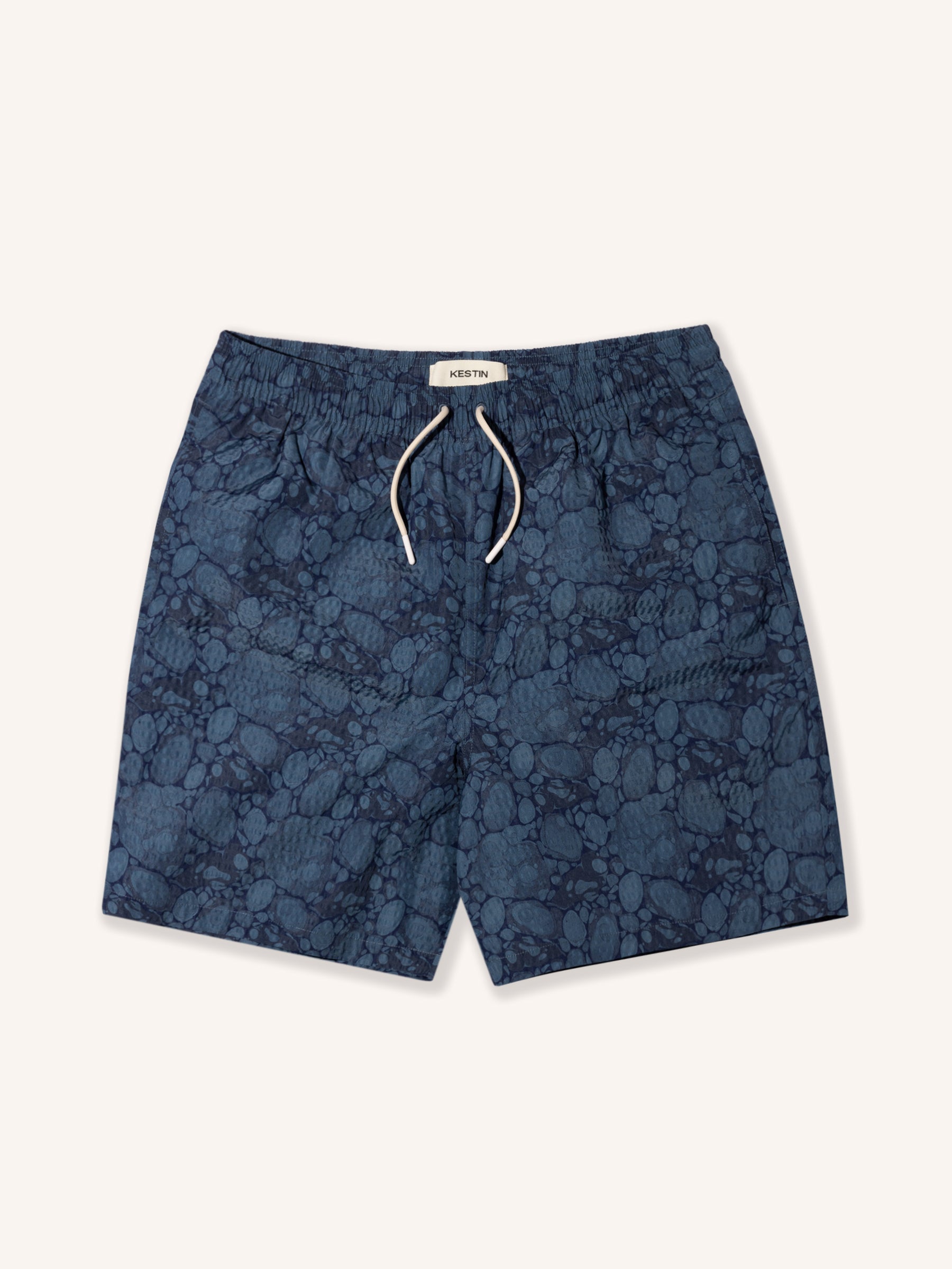 Seacliff Swim Shorts in Blue Marble SEAQUAL® Yarn