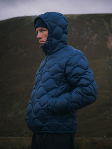 KESTIN  Cuillin Down Jacket in Petrol Blue Recycled Ripstop – Kestin