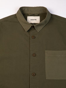 The front of the Rosyth Overshirt from Scottish menswear brand KESTIN.