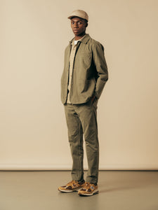 A model wearing a casual spring suit from Scottish menswear designer KESTIN.