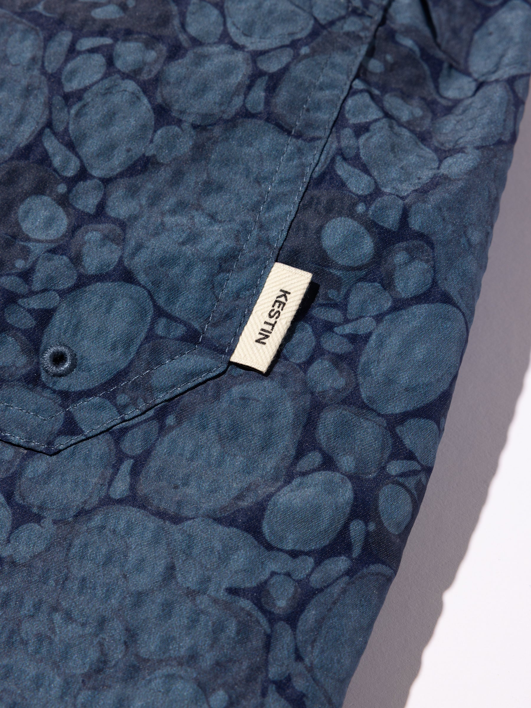 Seacliff Swim Shorts in Blue Marble SEAQUAL® Yarn