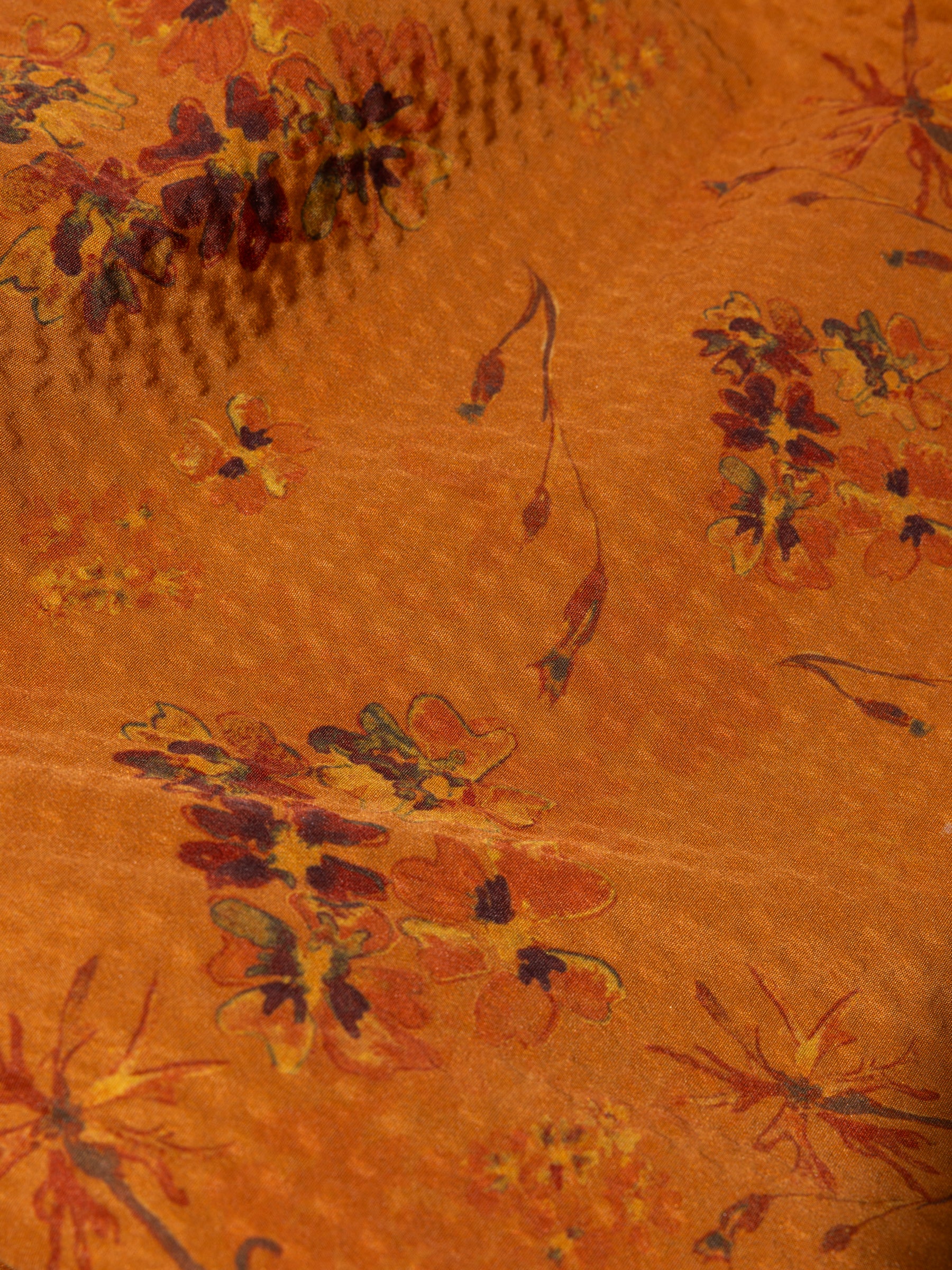 Seacliff Swim Shorts in Tangerine Floral SEAQUAL® Yarn