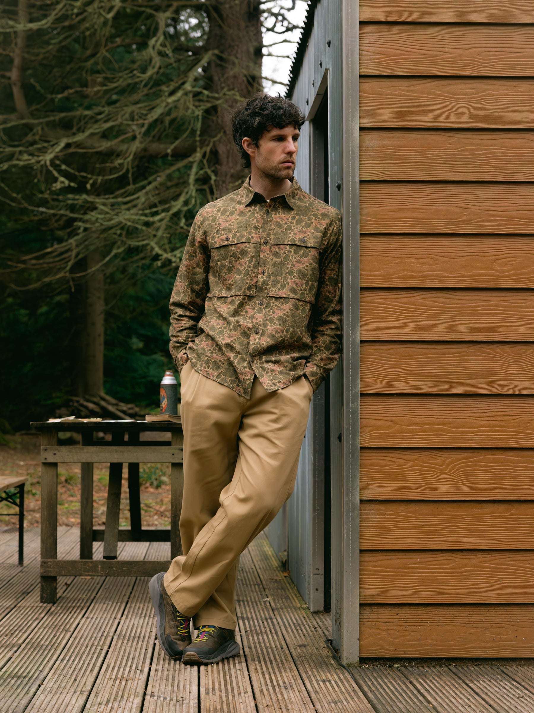 Doune Pant in Tan Cotton Twill