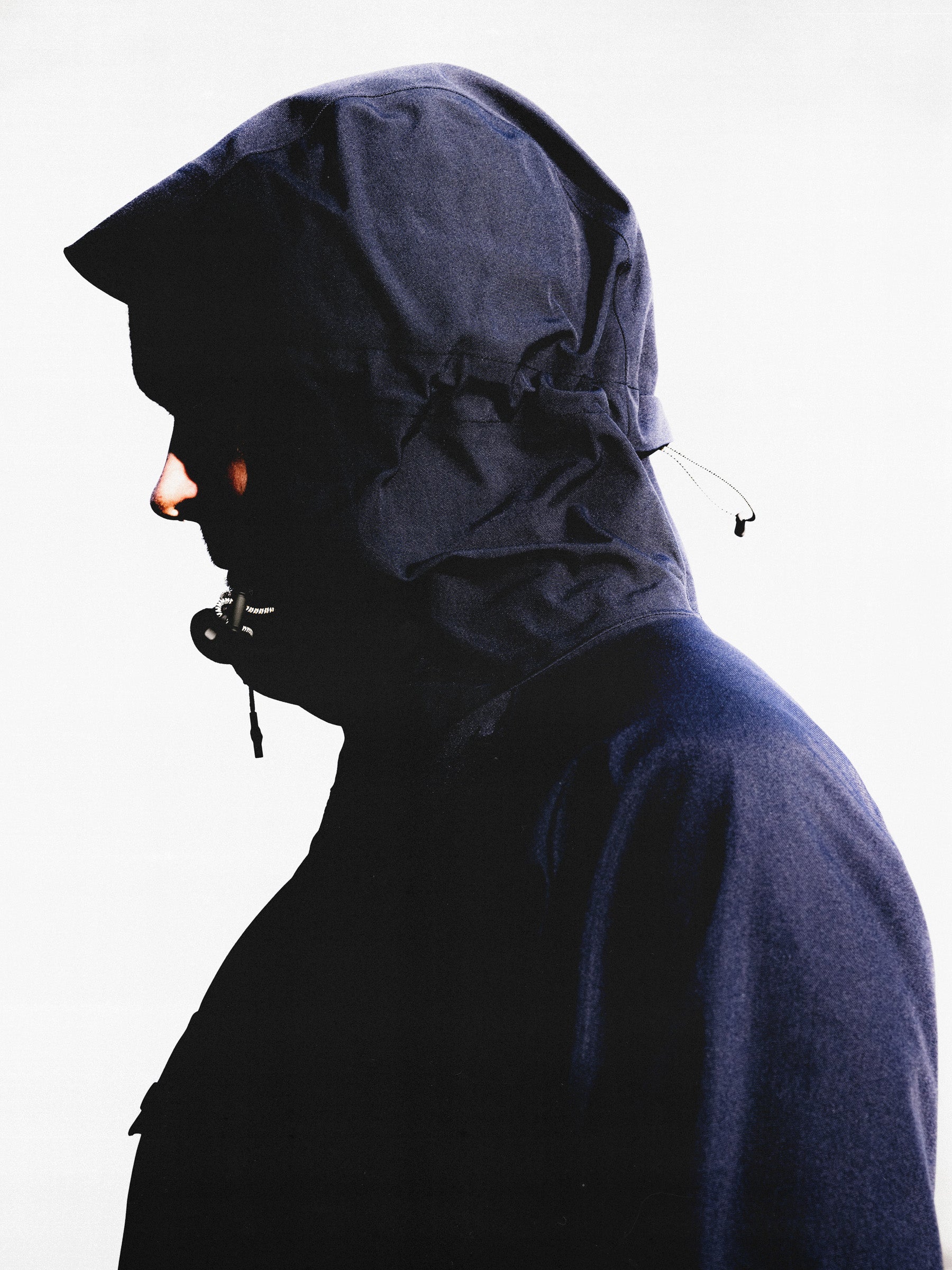 Glenbarr Waterproof Jacket in Dark Navy Recycled Canvas