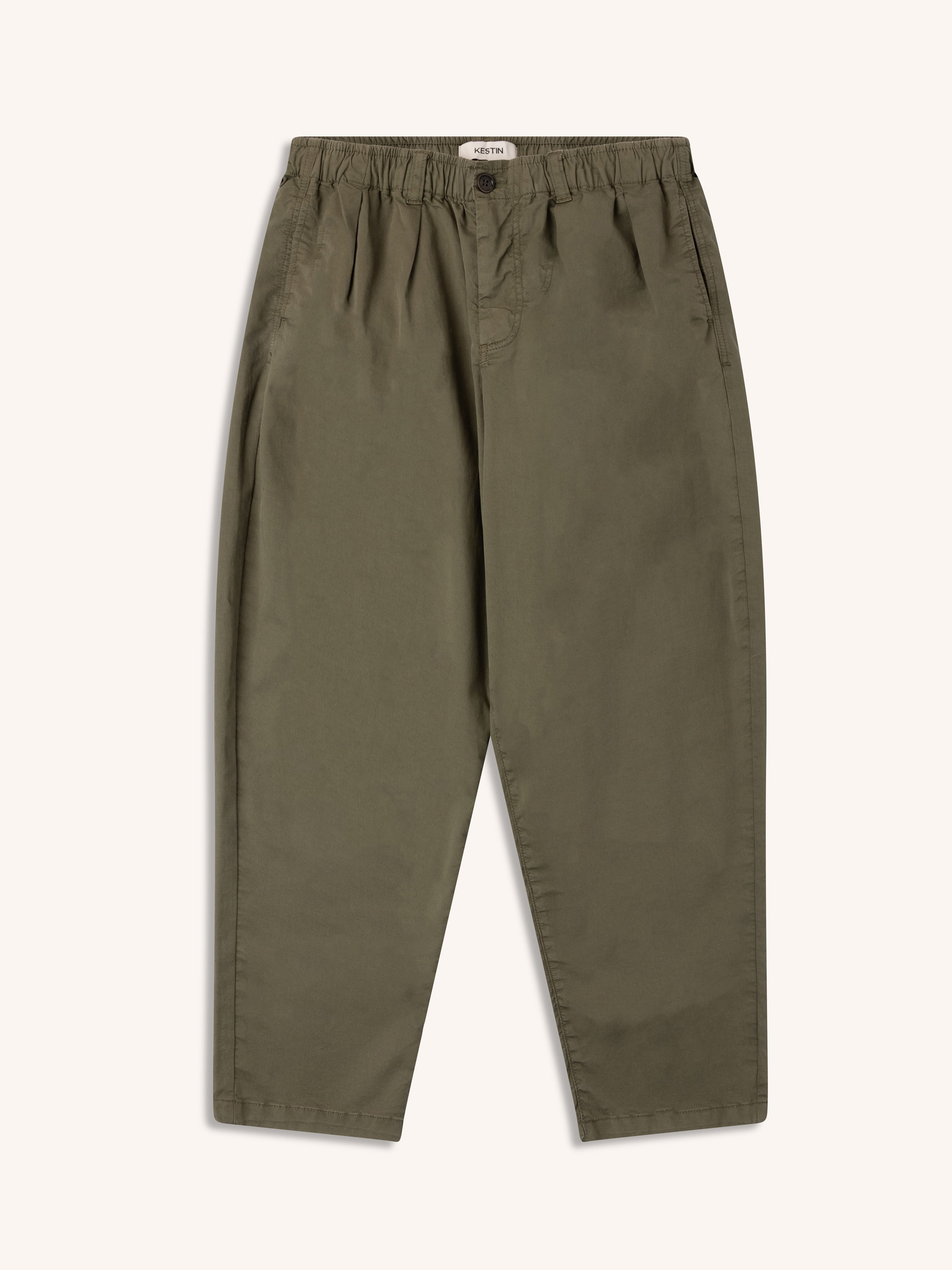 Clyde Pant in Olive Cotton Twill