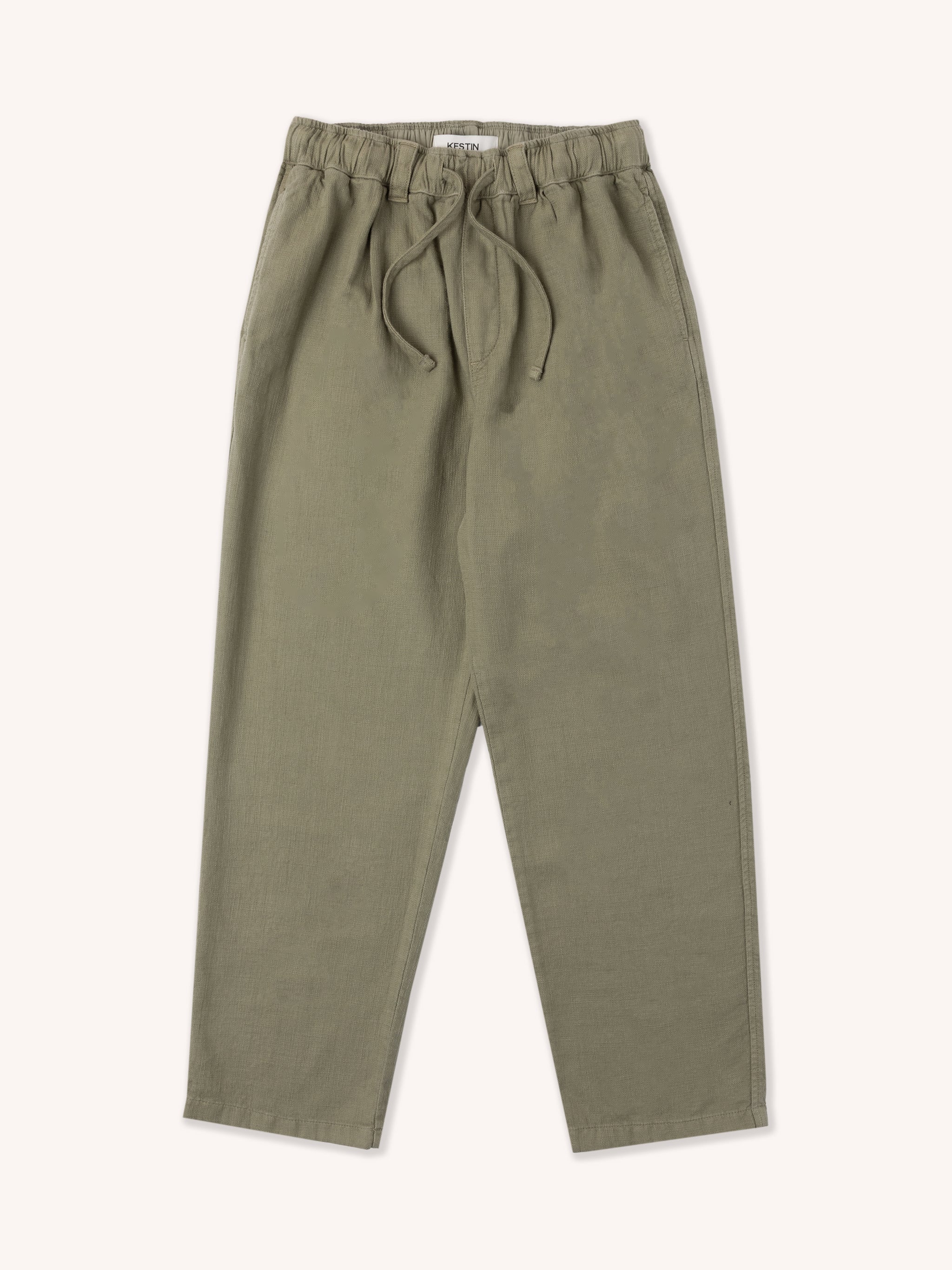 Doune Pant in Military Slub Cotton