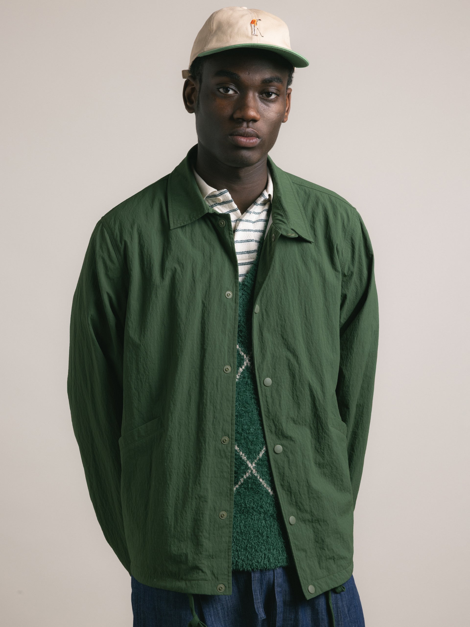 Oakley Coach Jacket in Collegiate Green Ripstop – Kestin