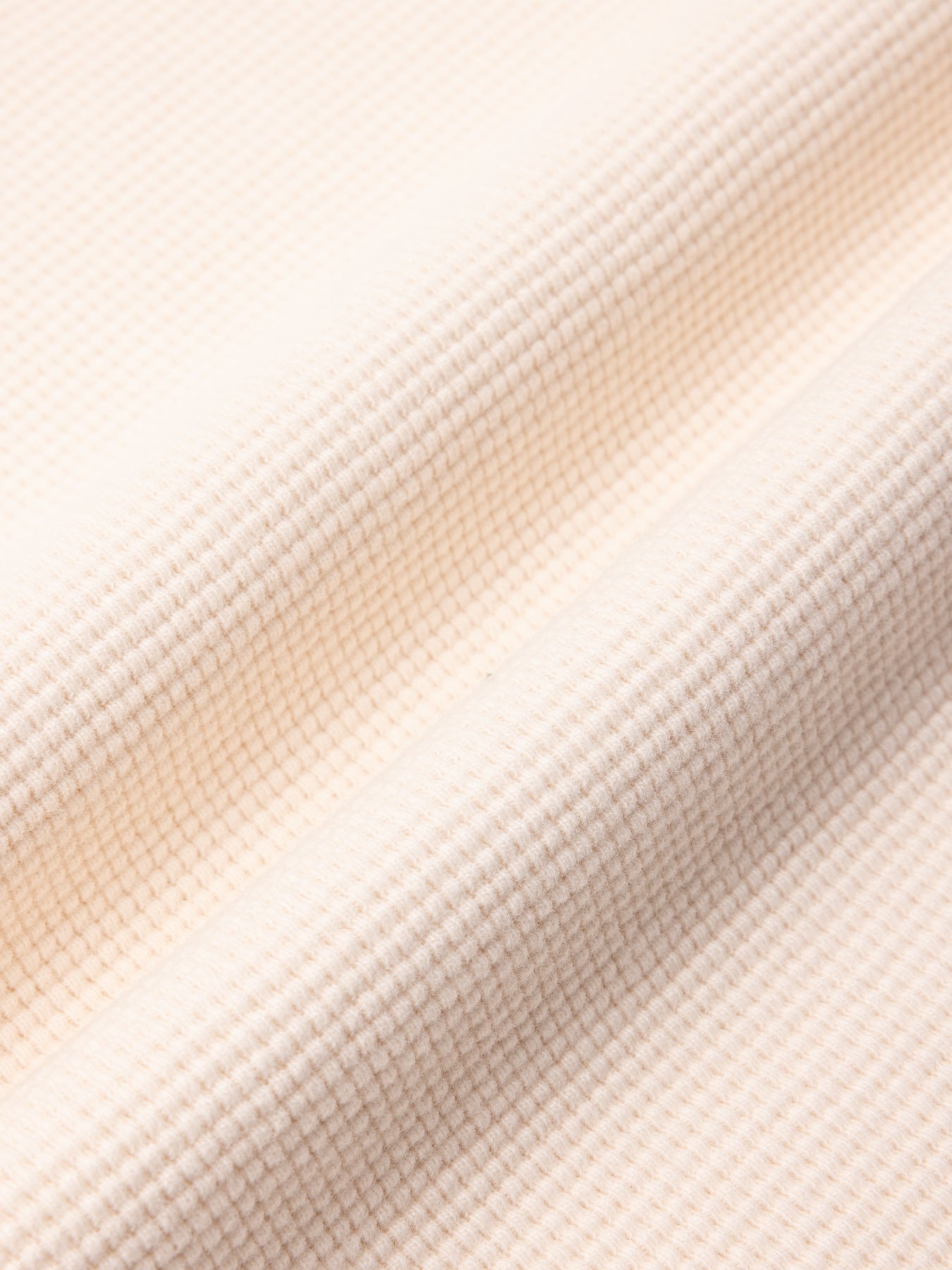 Dunvegan Cardigan in Natural Brushed Waffle