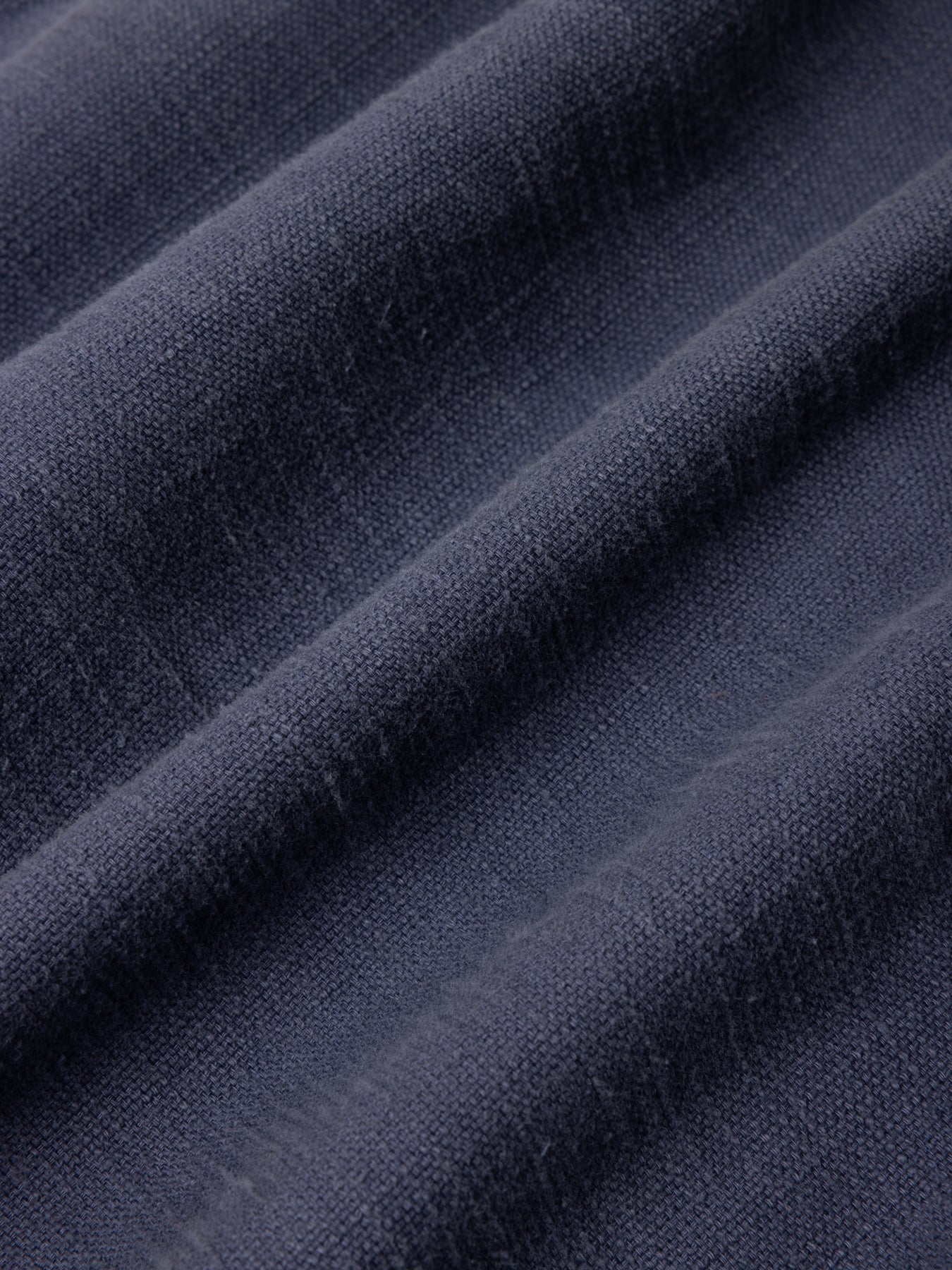 Doune Pant in Navy Slub Cotton