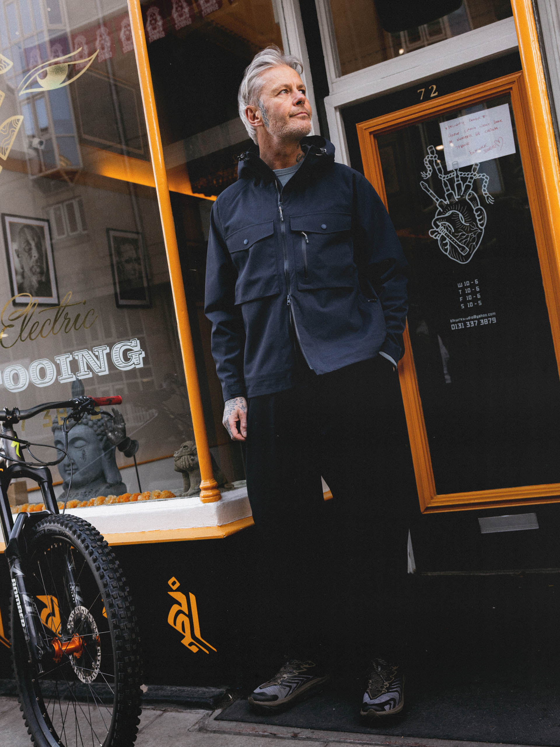 Clyde Pant in Dark Navy CORDURA® 4-Way Stretch