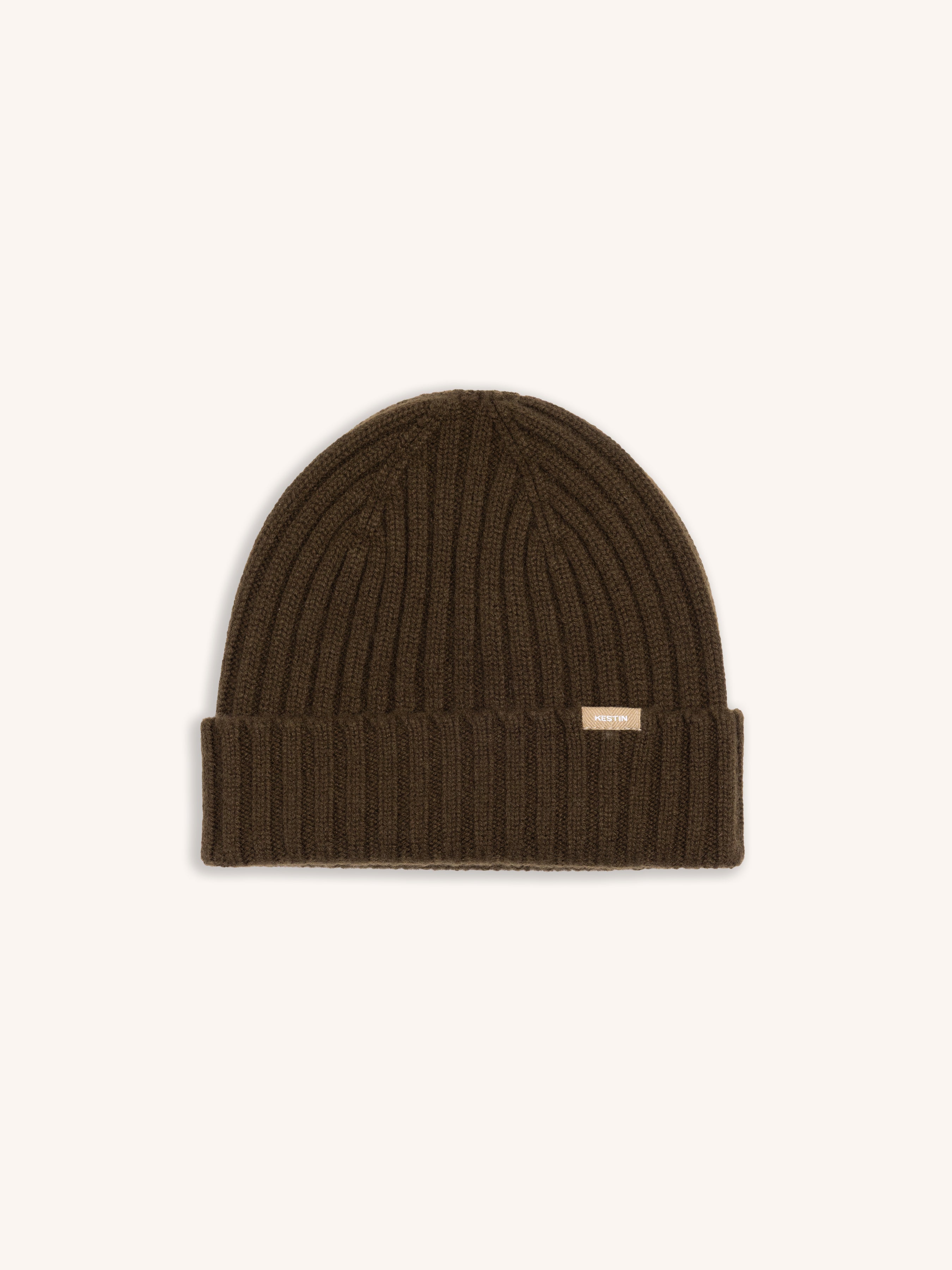 Sanna Beanie in Military Cashmere