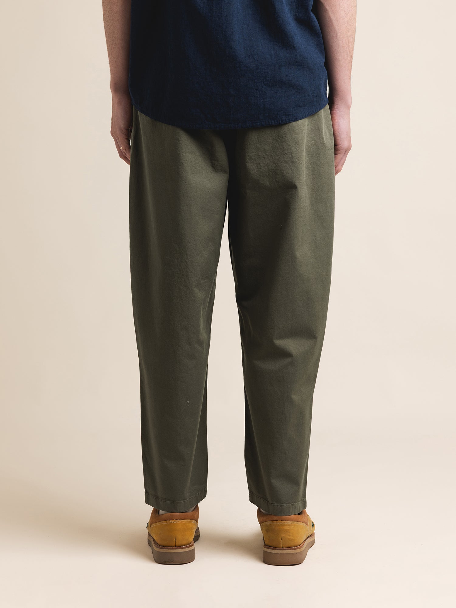 Clyde Pant in Olive Cotton Twill