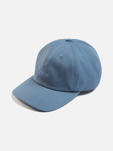 A six panel cap from designer menswear brand KESTIN, with an embroidered logo to the front.