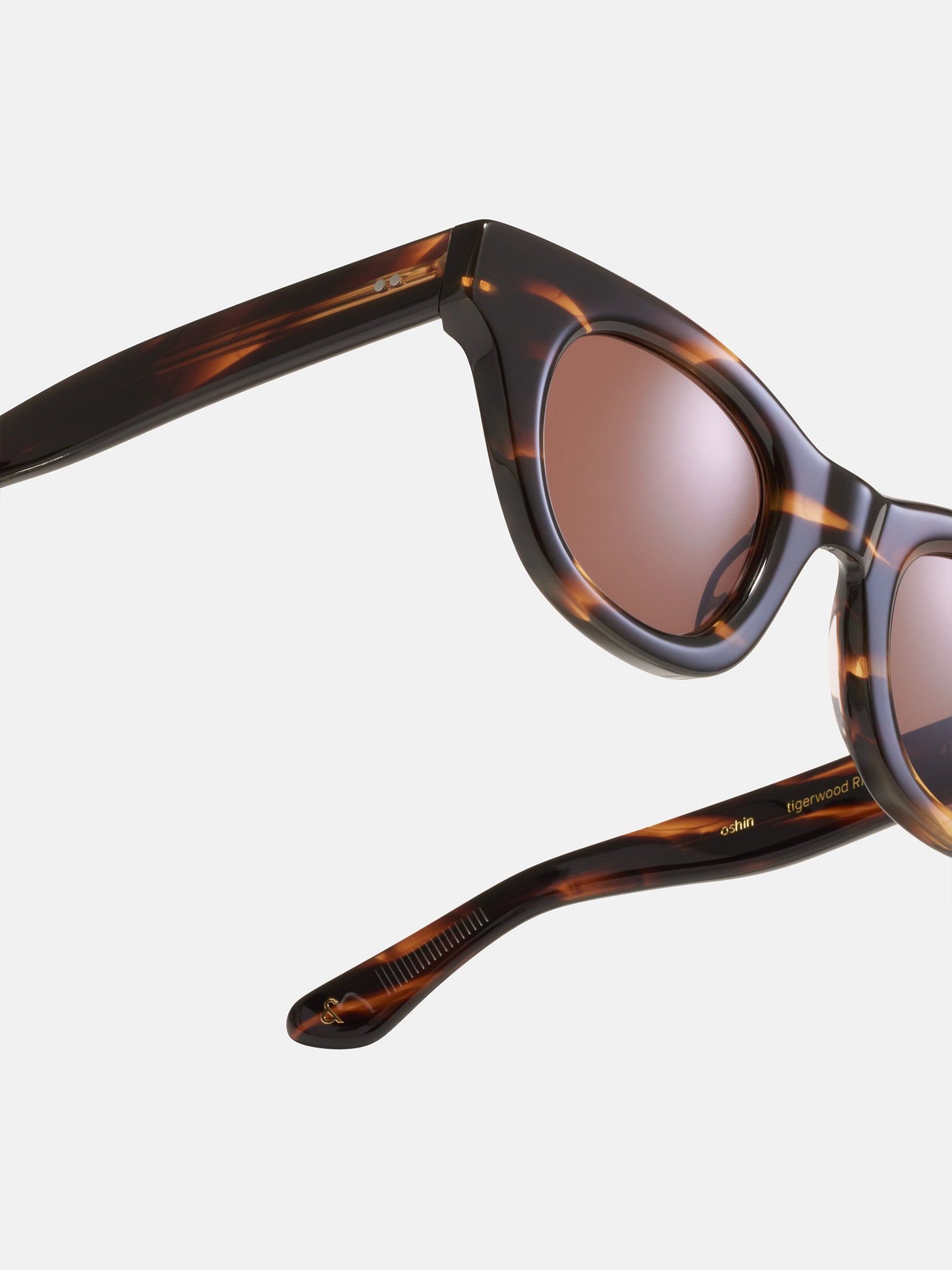 Ace & Tate Oshin Sunglasses in Tigerwood