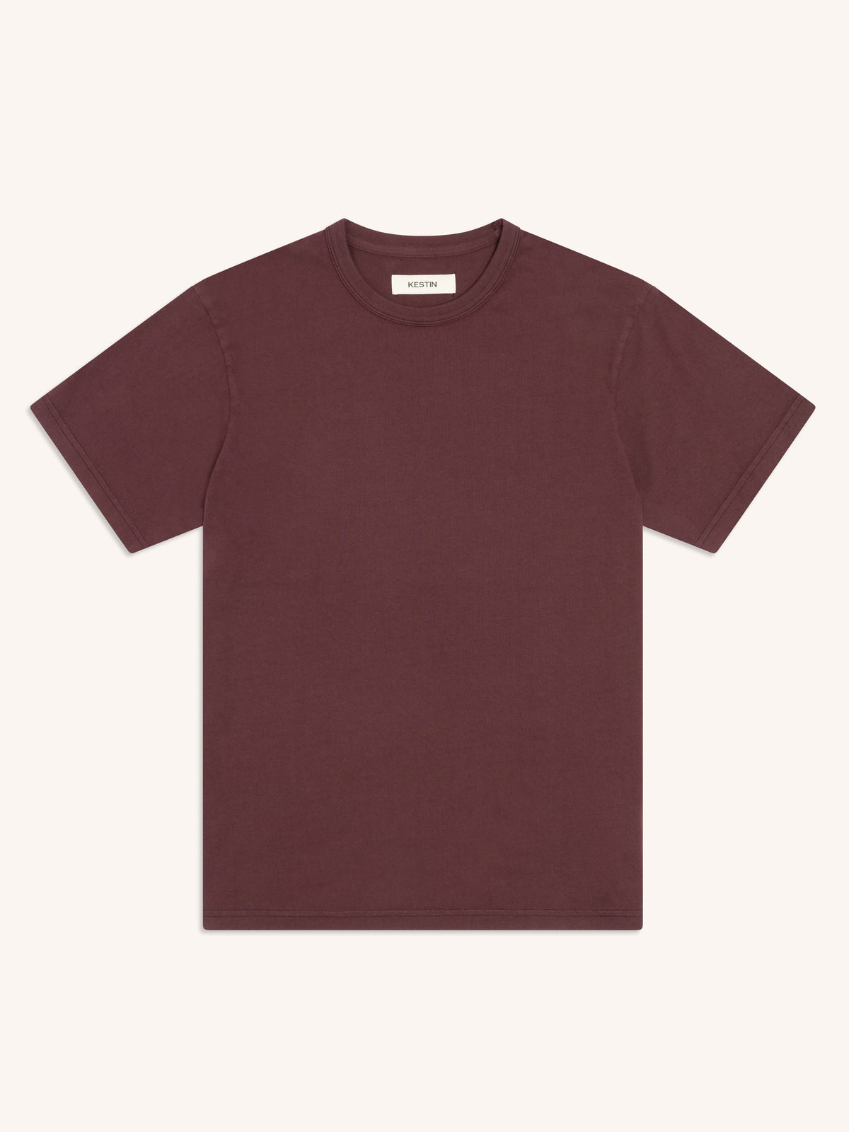 Drem Classic T-Shirt in Plum Cotton Jersey